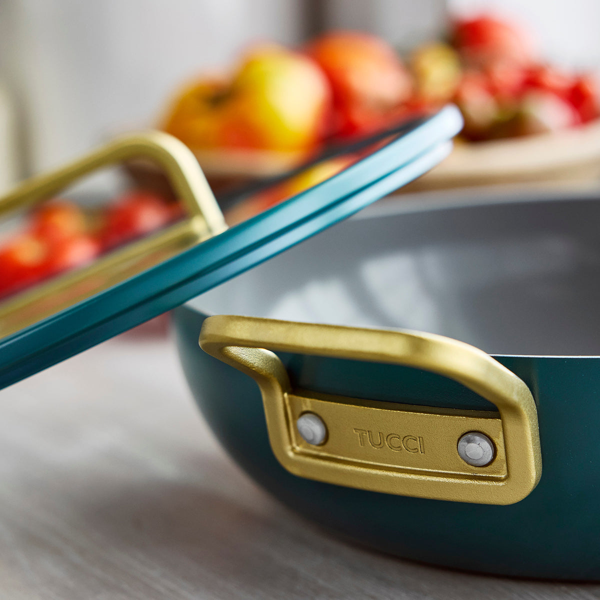 Stanley Tucci™ Ceramic Nonstick 4.5-Quart Stanley Pan Jr. – Venetian Teal