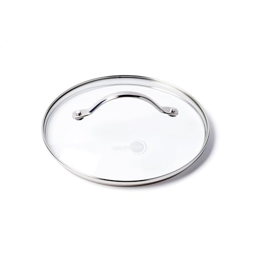 GreenPan 10-Inch Universal Tempered Glass Lid with Stainless Steel Handle