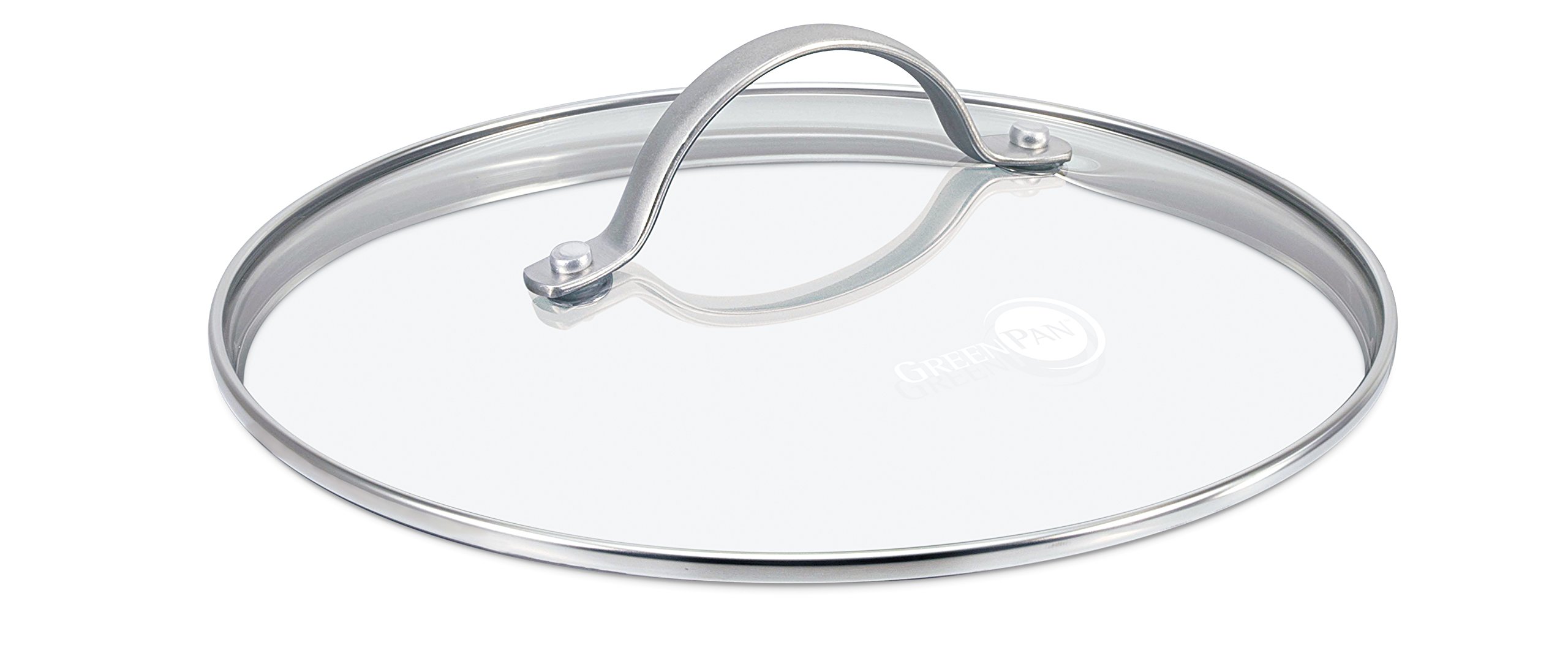 GreenPan 10-Inch Universal Tempered Glass Lid with Stainless Steel Handle