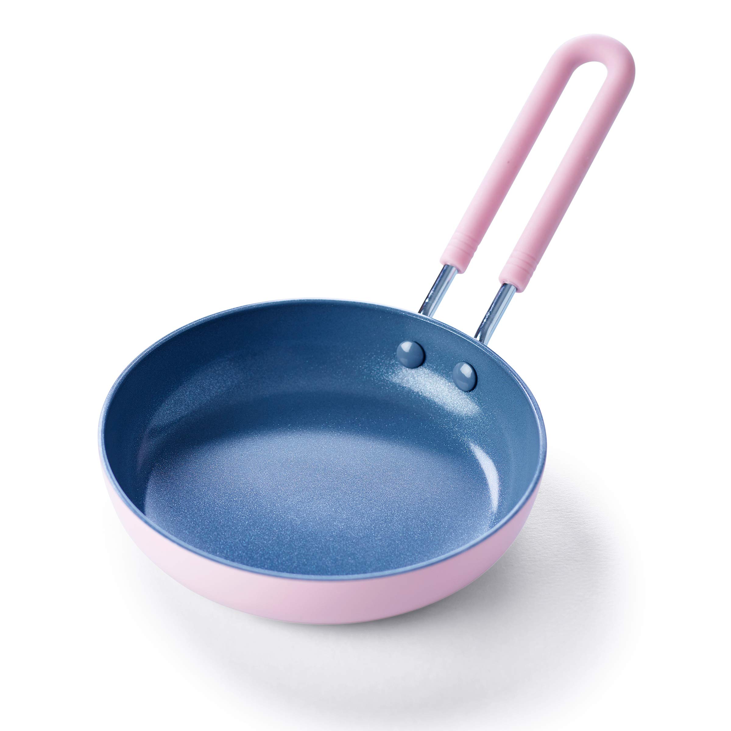 GreenPan Mini Healthy Ceramic Nonstick 5" Egg Pan — PFAS-Free, Stay-Cool Handle, Pink