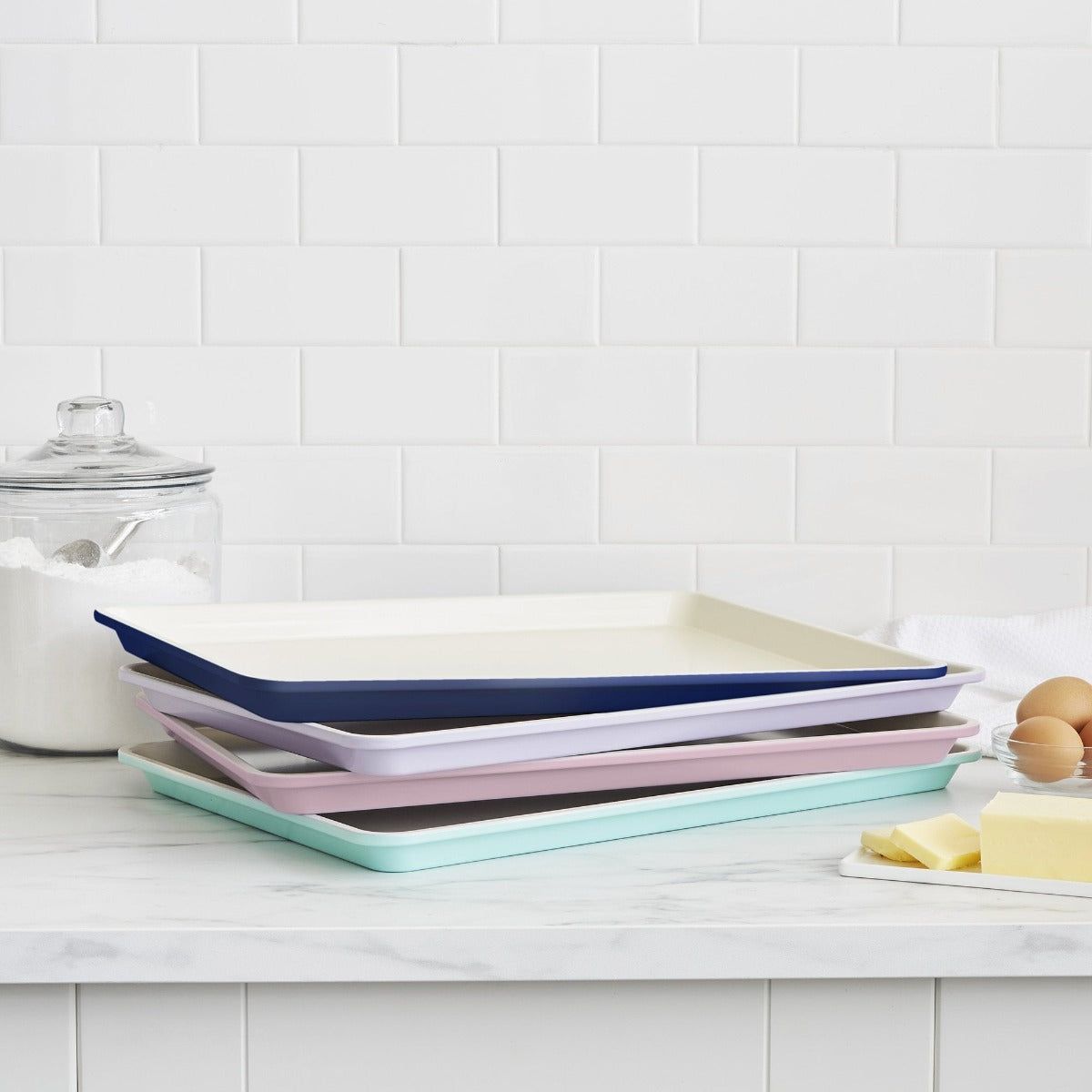 GreenLife Ceramic Nonstick 18" x 13" Cookie Sheet – Turquoise