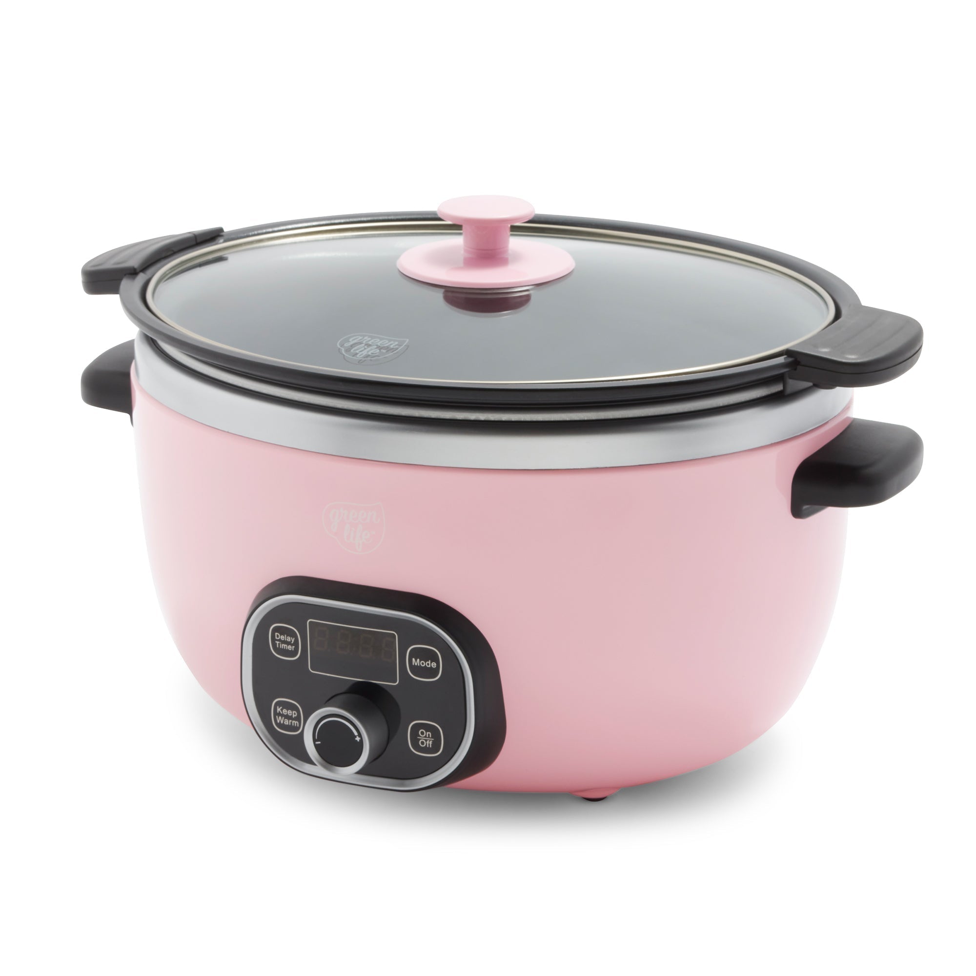 GreenLife Healthy 6-Quart Slow Cooker – Pink
