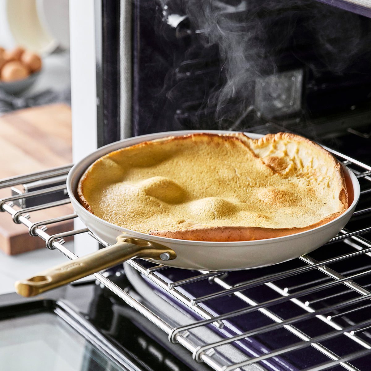 GreenPan Reserve Ceramic Nonstick 10-Inch and 12-Inch Frypan Set, Taupe