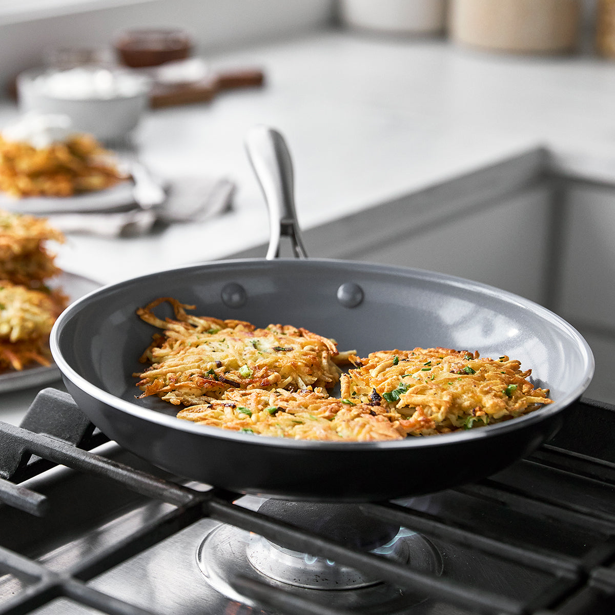 GreenPan Swift Ceramic Nonstick 8-Inch Frypan, Black