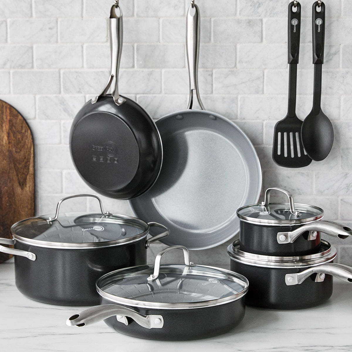 GreenPan Swift Ceramic Nonstick 12-Piece Cookware Set