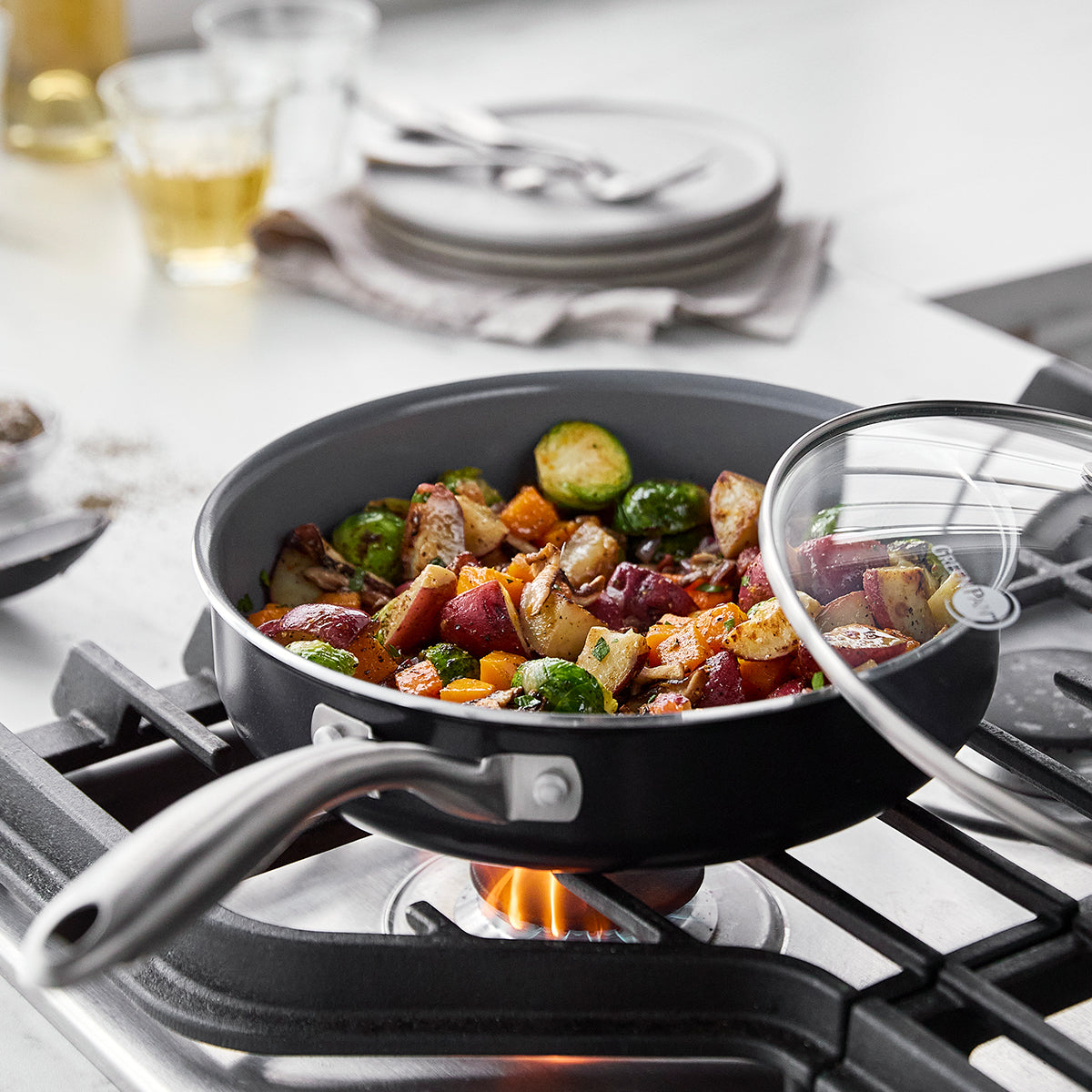 GreenPan Swift Ceramic Nonstick 12-Piece Cookware Set