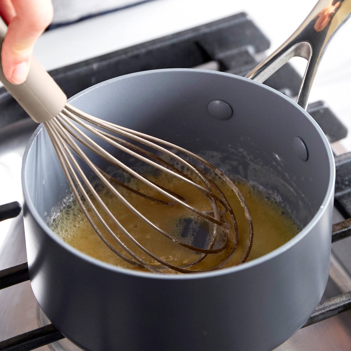 GreenPan Platinum Silicone Whisk - Taupe