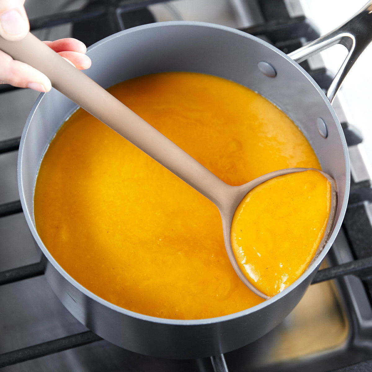 GreenPan Platinum Silicone Ladle - Taupe
