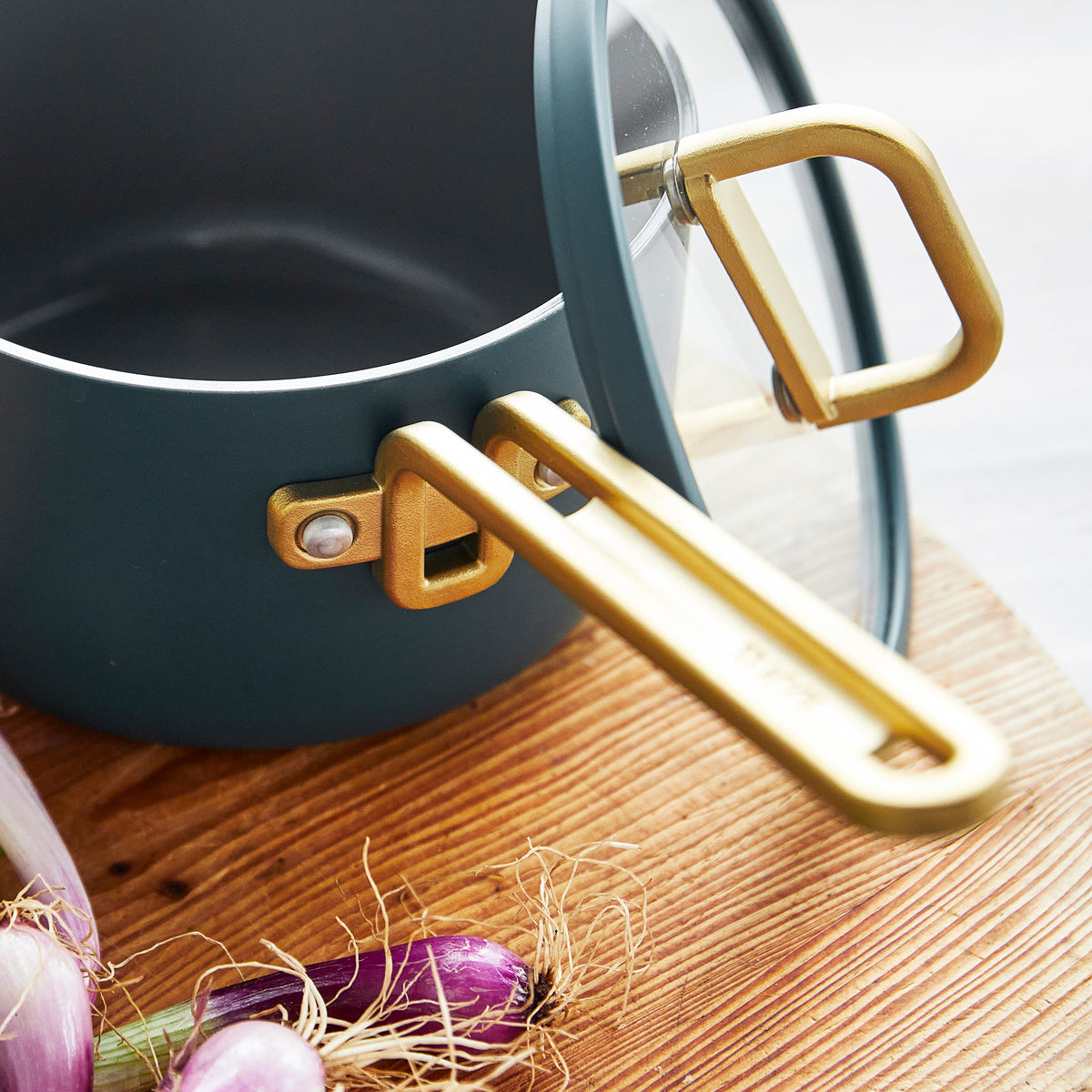 GreenPan Stanley Tucci™ Ceramic Nonstick 2-Quart Saucepan with Lid | Venetian Teal