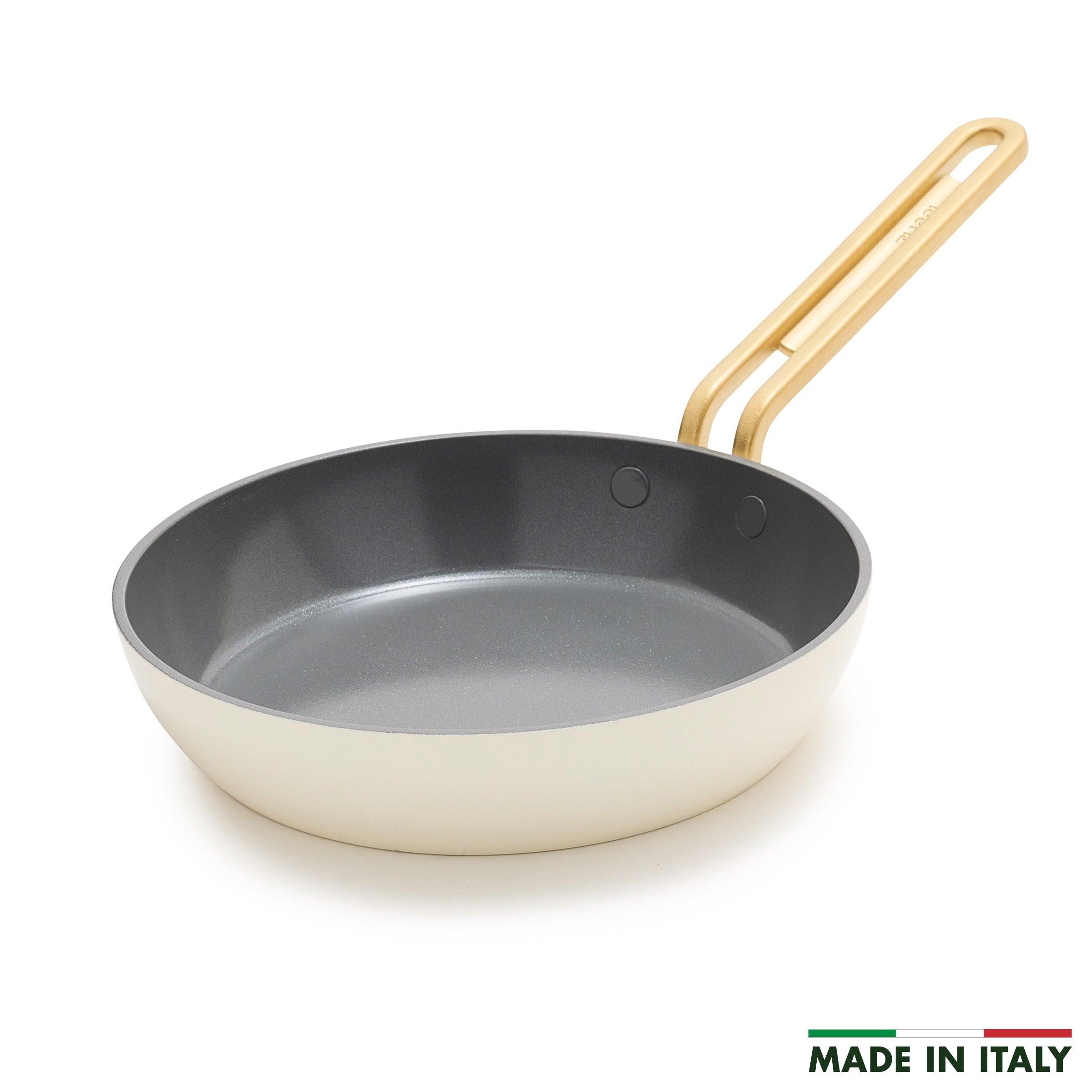 Stanley Tucci Ceramic Nonstick 8-Inch Fry Pan – Carrara White