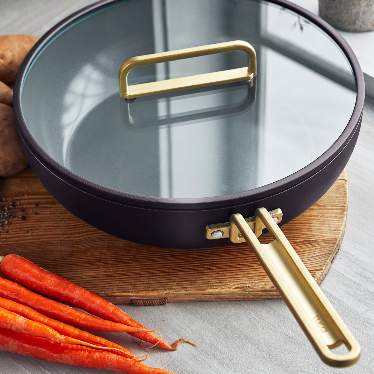 GreenPan Stanley Tucci™ Ceramic Nonstick 6.5-Quart Essential Stanley Pan - Calabrian Fig