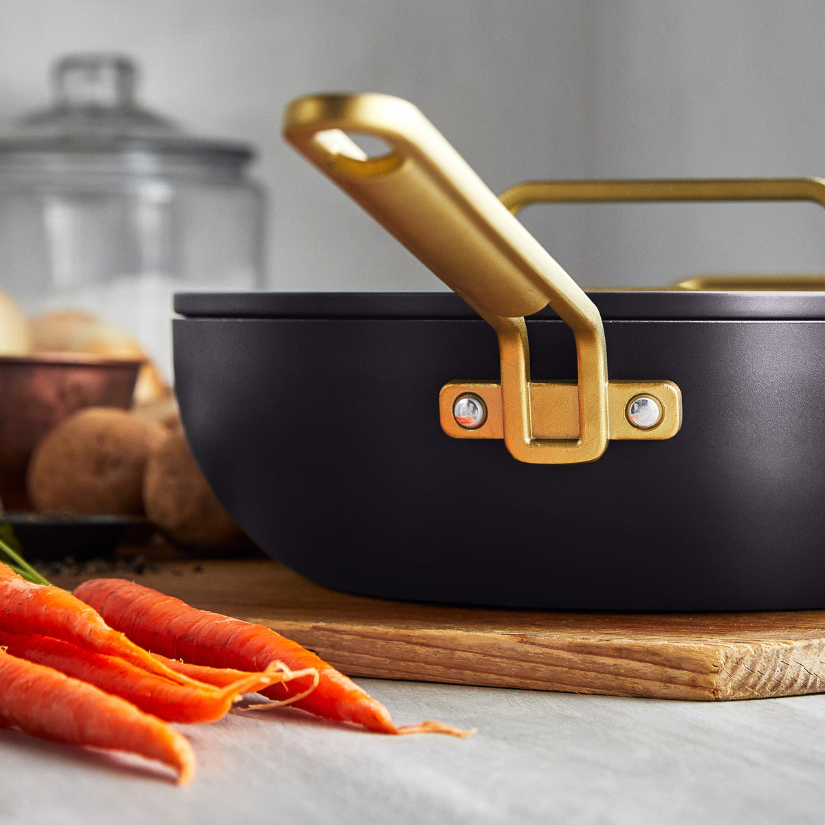 GreenPan Stanley Tucci™ Ceramic Nonstick 6.5-Quart Essential Stanley Pan - Calabrian Fig
