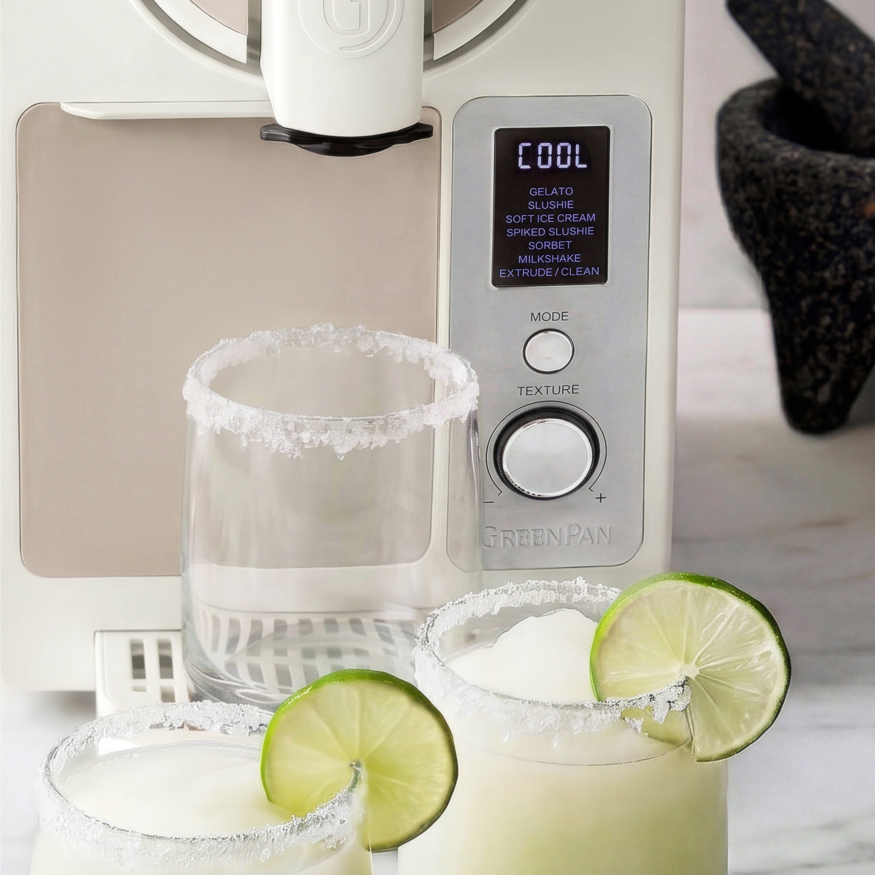 Frost Pro 16-in-1 Ice Cream, Gelato & Frozen Drink Maker — Cream White