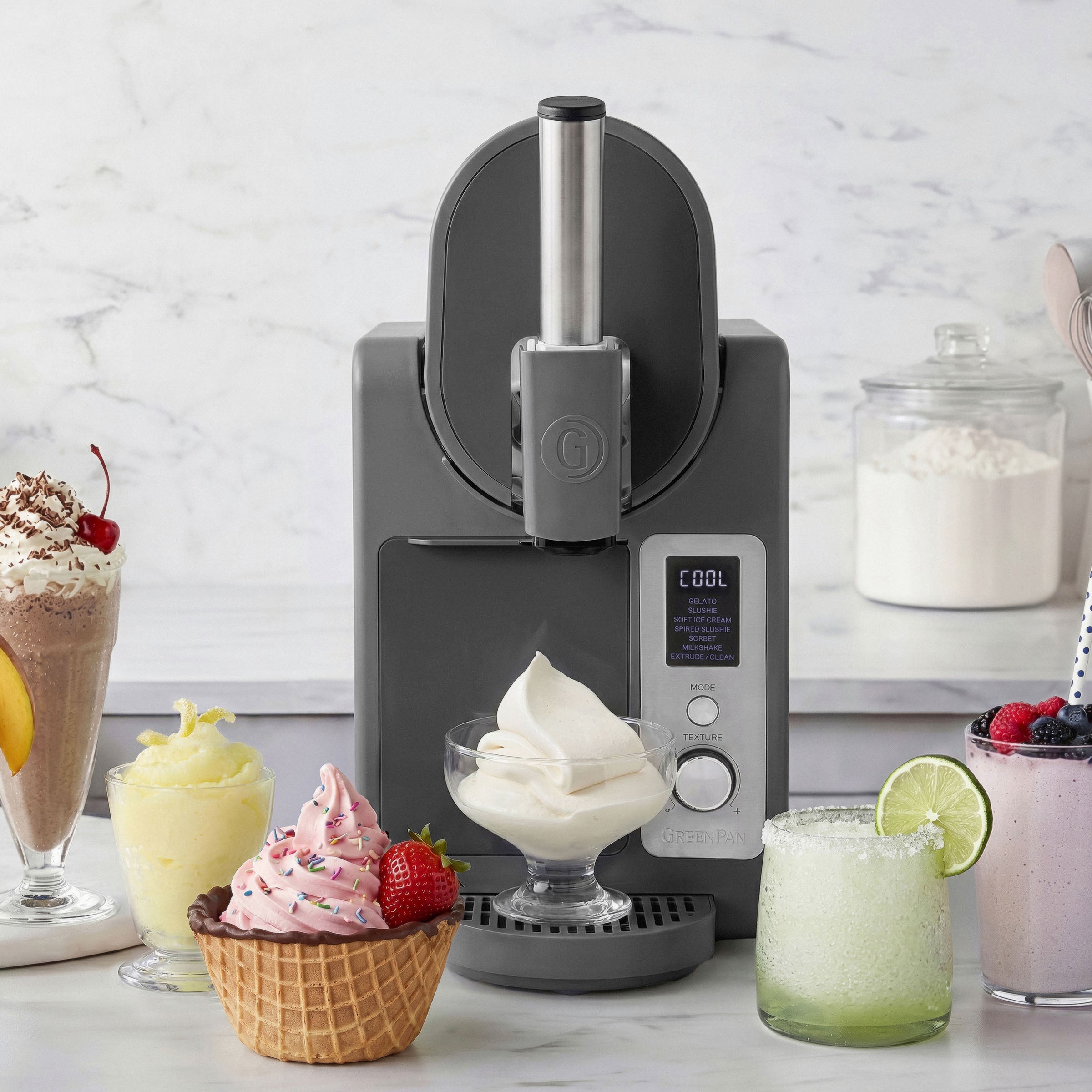 Frost Pro 16-in-1 Ice Cream, Gelato & Frozen Drink Maker — Licorice Black