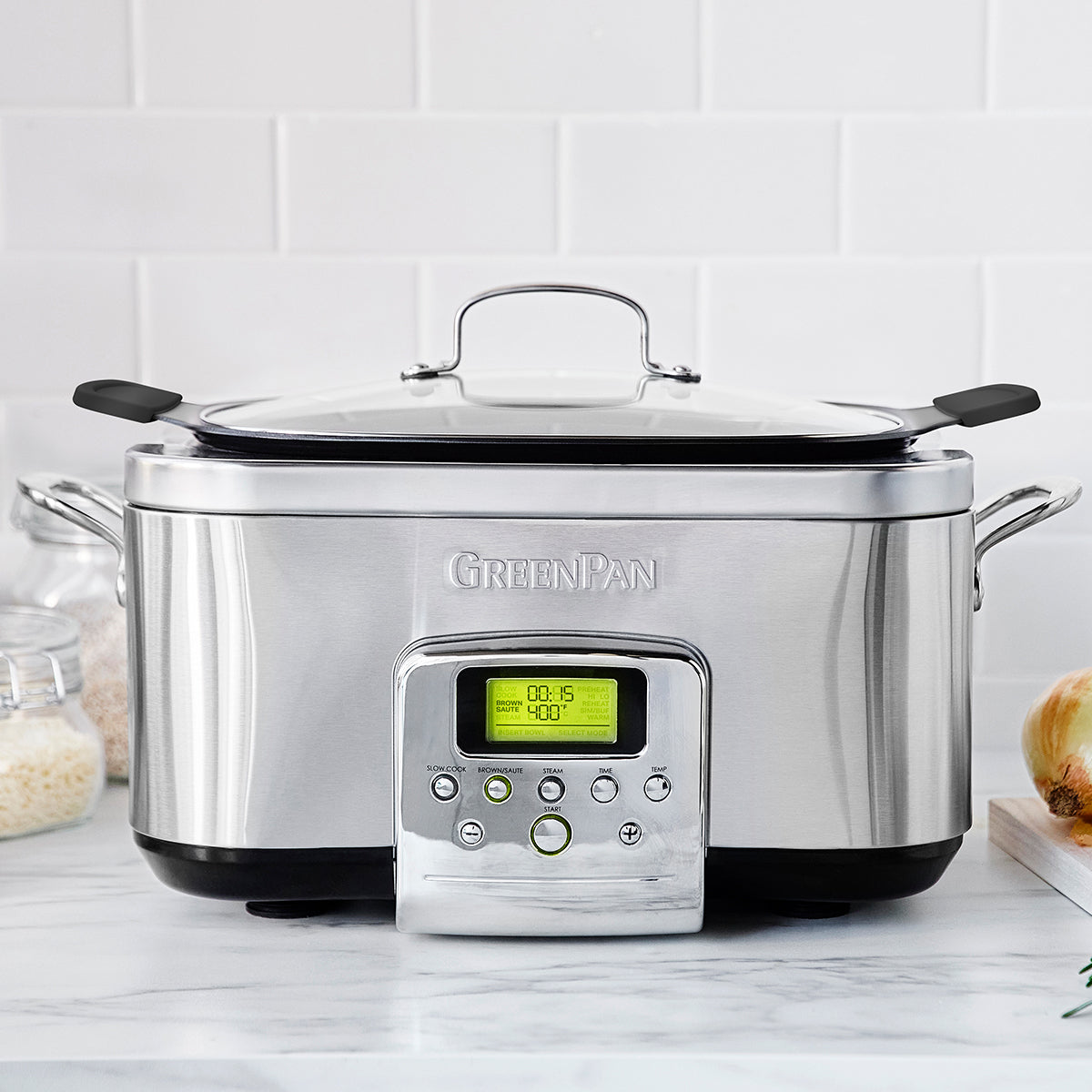Elite 6-Quart Slow Cooker — Premiere Stainless Steel