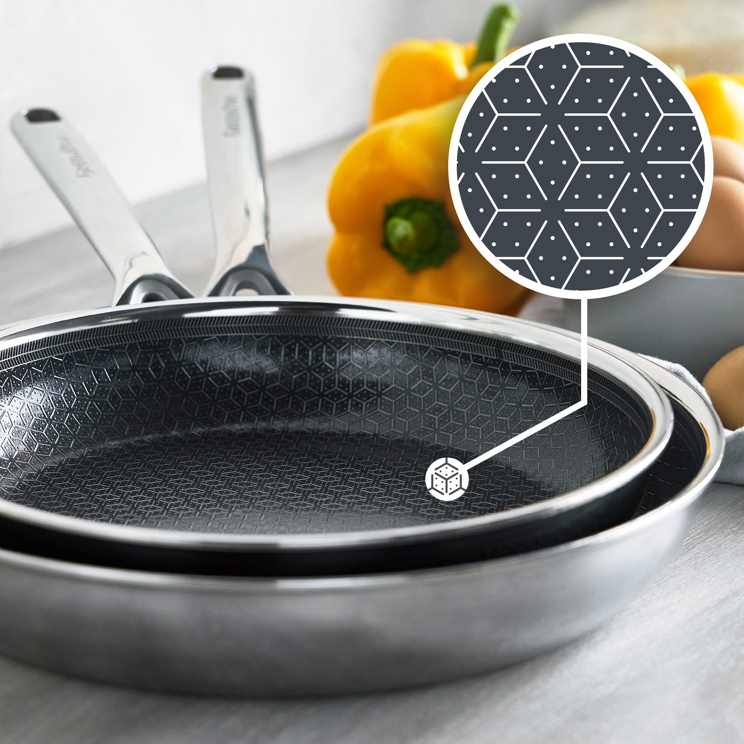 GreenPan Spectra Thermobond Hybrid Ceramic Nonstick 10" and 12" Frypan Set