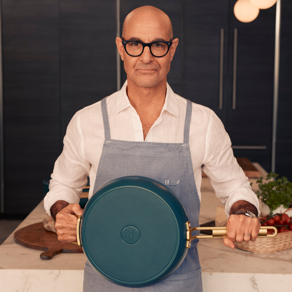 Stanley Tucci™ Ceramic Nonstick 3-Piece Mini Cookware Set - Venetian Teal