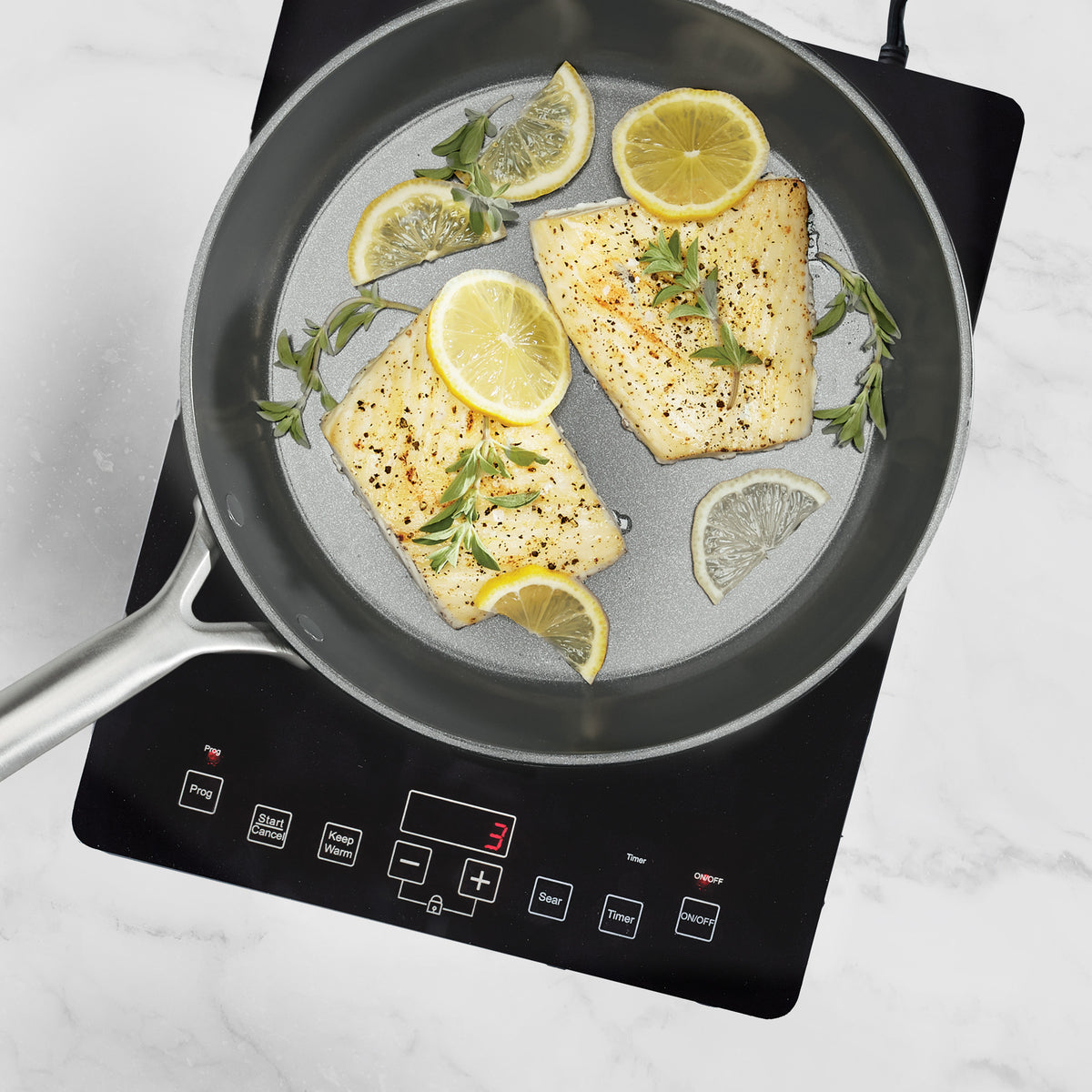 GreenPan GP5 Colors Ceramic Nonstick 11-Piece Cookware Set with Mirror Handles - Cloud Cream