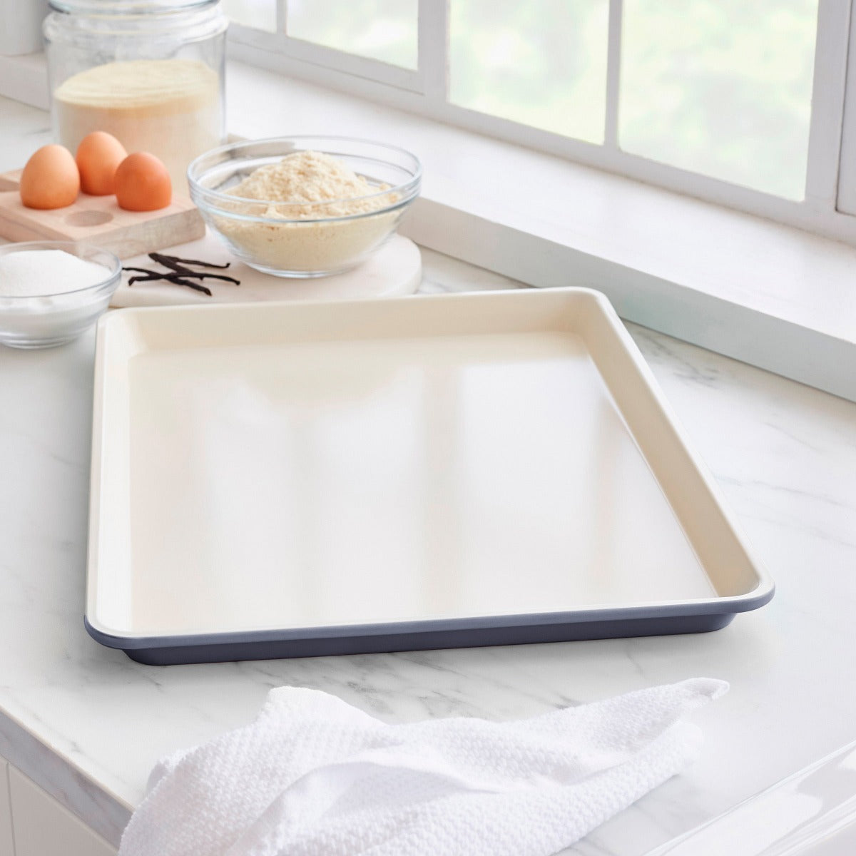 GreenLife Ceramic Nonstick 18" x 13" Cookie Sheet — Black