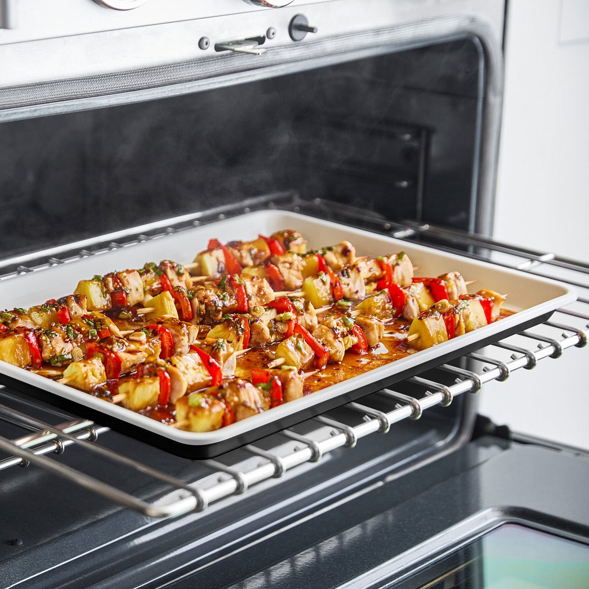 GreenLife Ceramic Nonstick 18" x 13" Cookie Sheet — Black