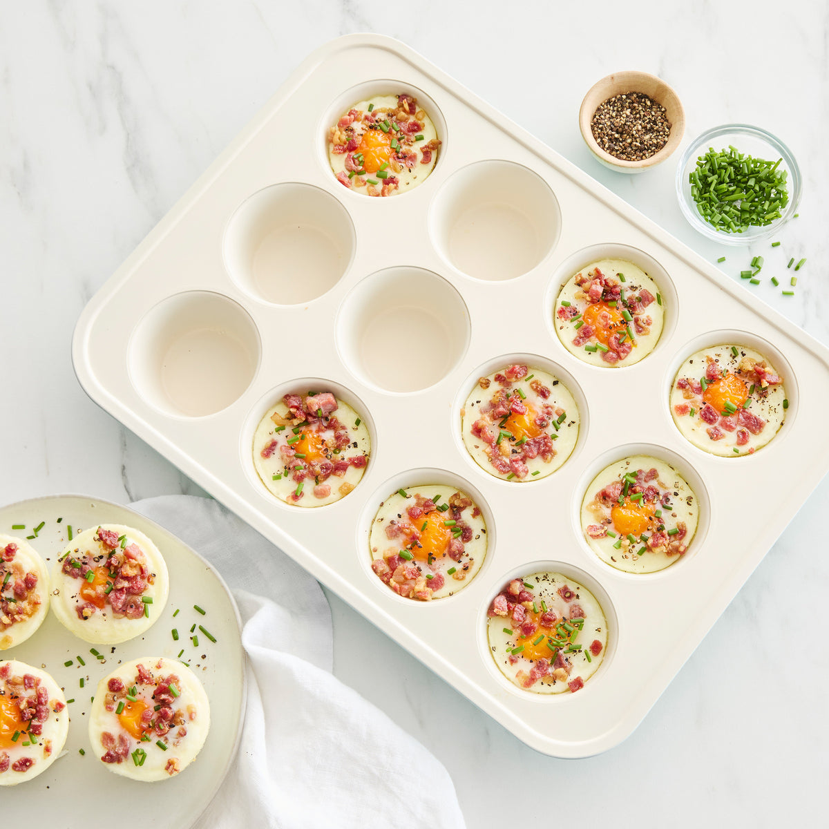 GreenLife Ceramic Nonstick Muffin Pan — Taupe