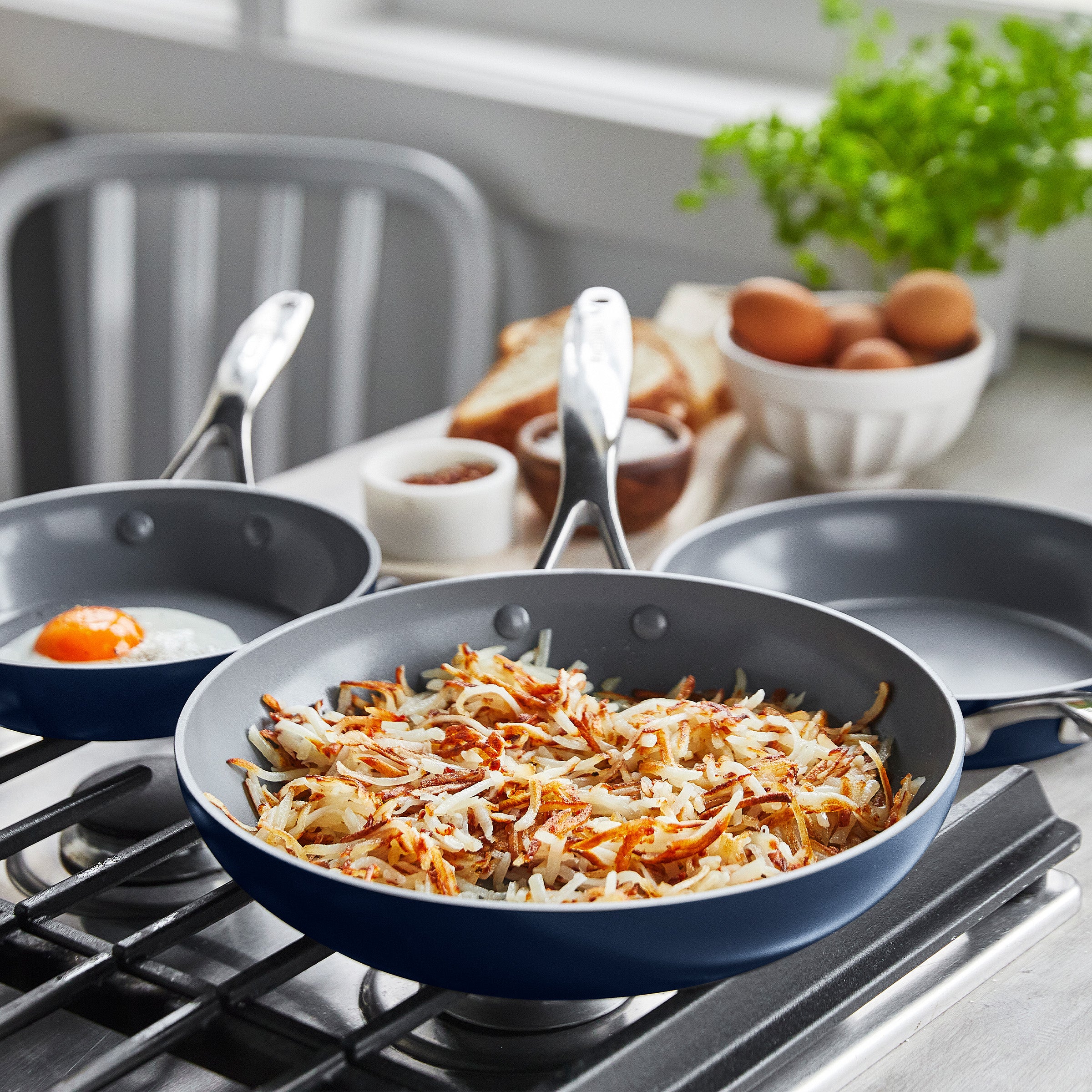 GreenPan Valencia Pro Ceramic Nonstick 11-Piece Cookware Set | Twilight