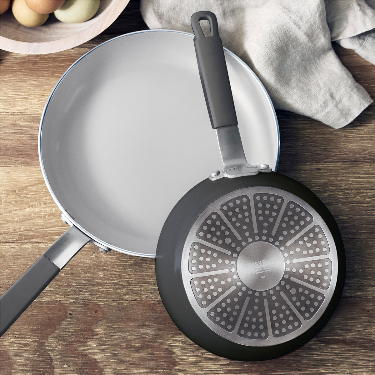 Bobby Flay by GreenPan Ultimate Cookware Set with Bobby at Home Cookbook – Graphite