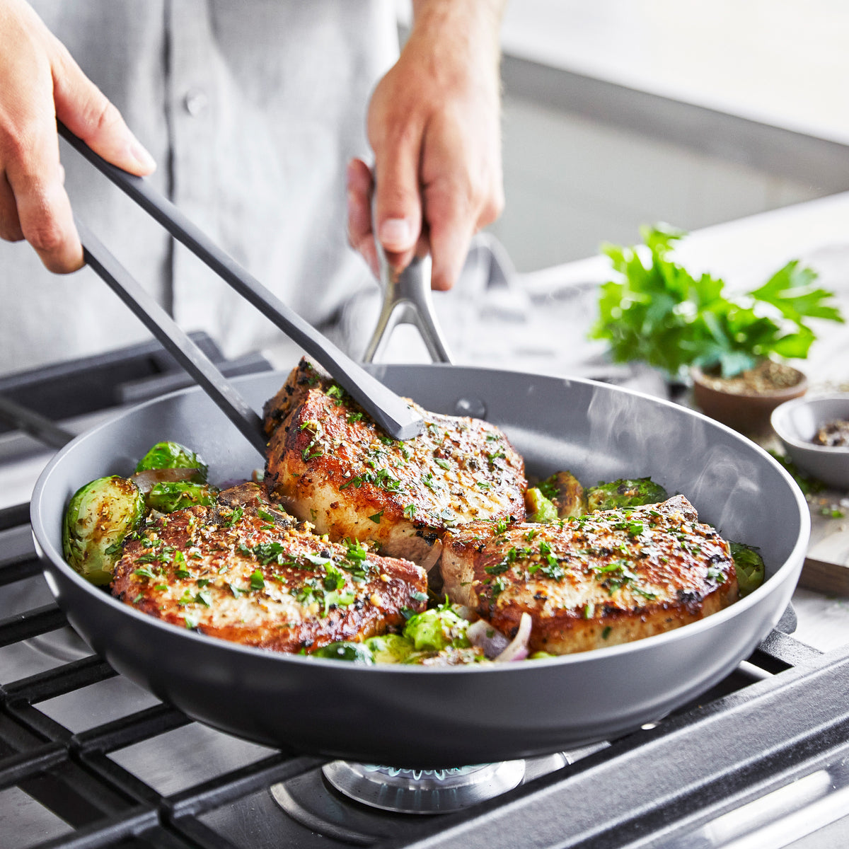 GreenPan Valencia Pro 12-Inch Ceramic Nonstick Frypan
