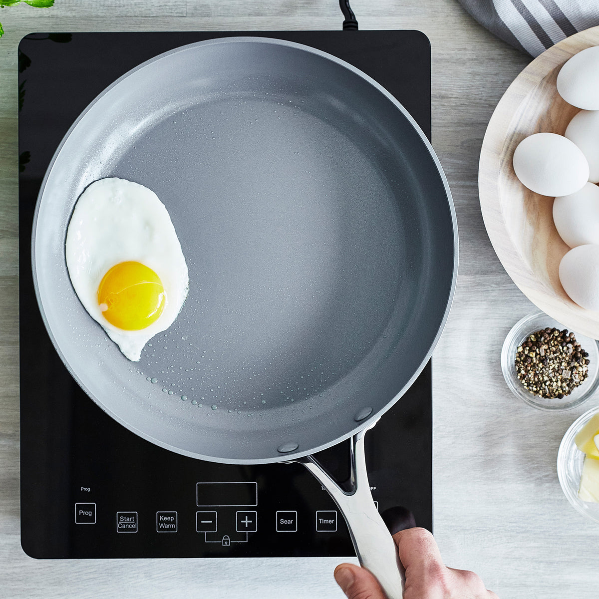 GreenPan Valencia Pro 12-Inch Ceramic Nonstick Frypan