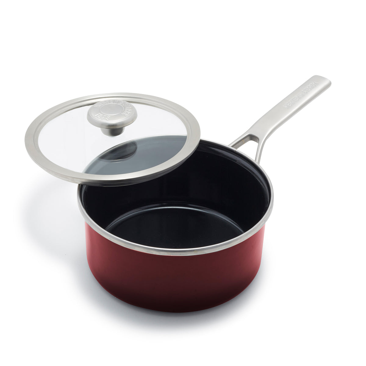 Merten & Storck Steel Core Enameled 2-Quart Saucepan with Lid – Chocolate Truffle