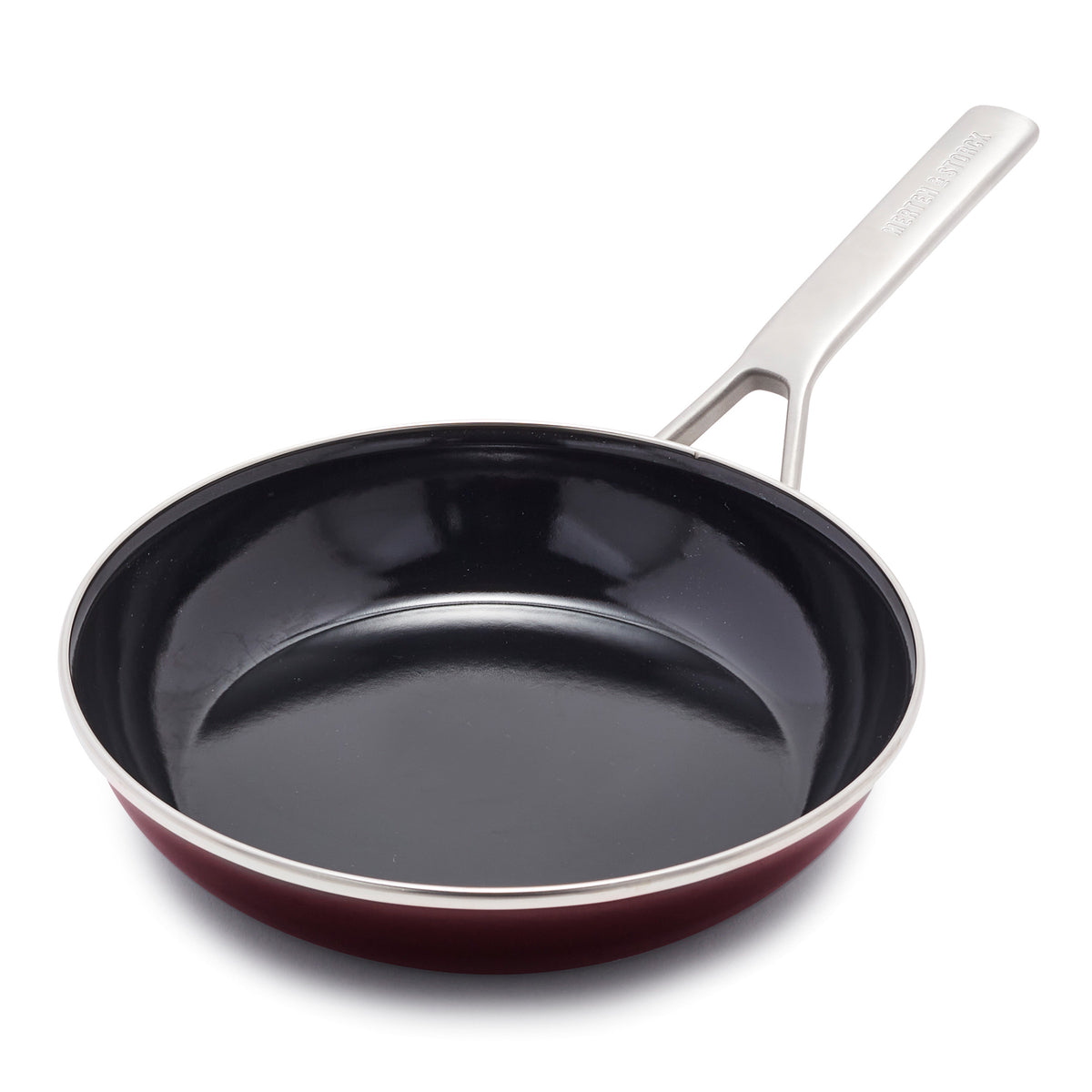 Merten & Storck Steel Core Enameled 9.5" Frypan – Chocolate Truffle
