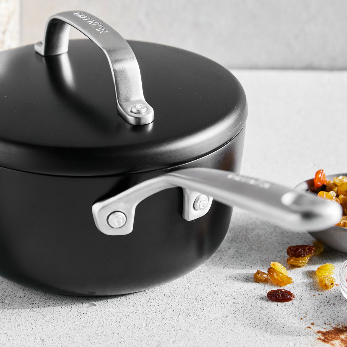 GreenPan GP5 Infinite8 Ceramic Nonstick 11-Piece Cookware Set, Black