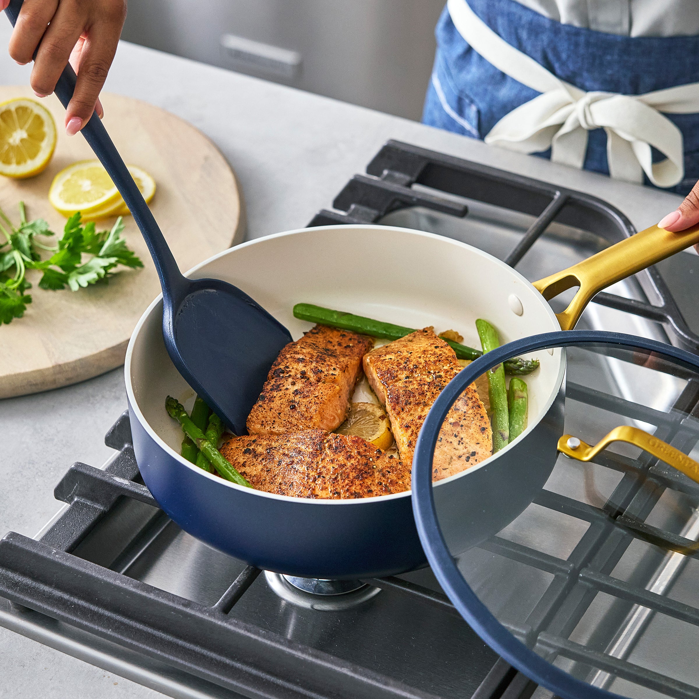 GreenPan Reserve Pro Ceramic Nonstick 11-Piece Cookware Set | Twilight