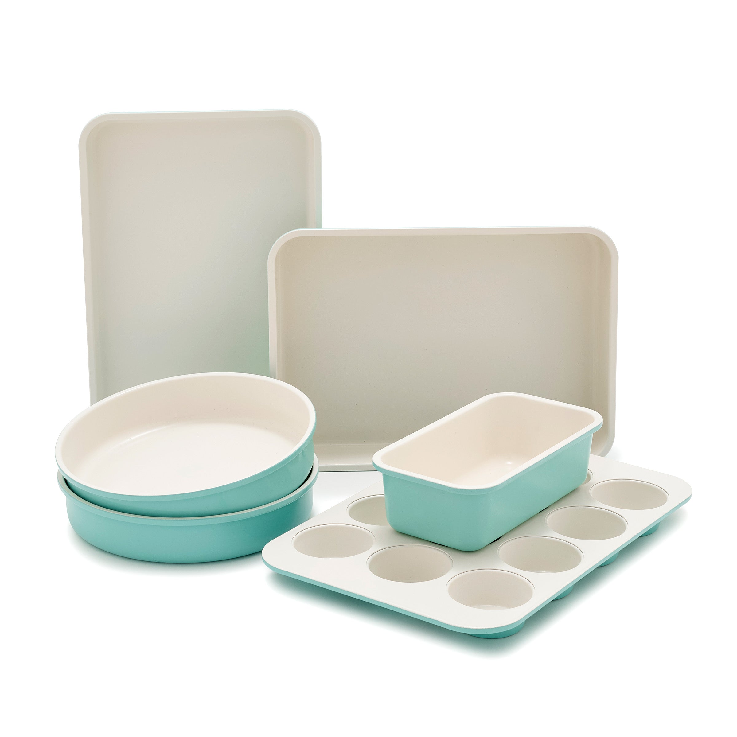 GreenLife Ceramic Nonstick 6-Piece Bakeware Set - Turquoise