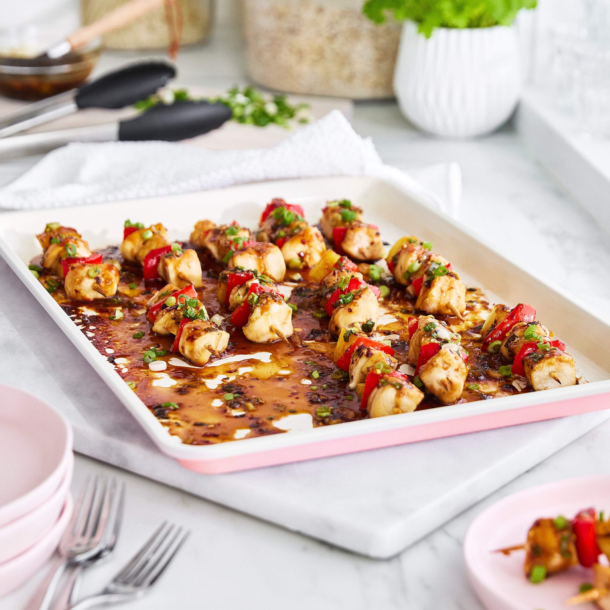 GreenLife Ceramic Nonstick 6-Piece Bakeware Set in Pink