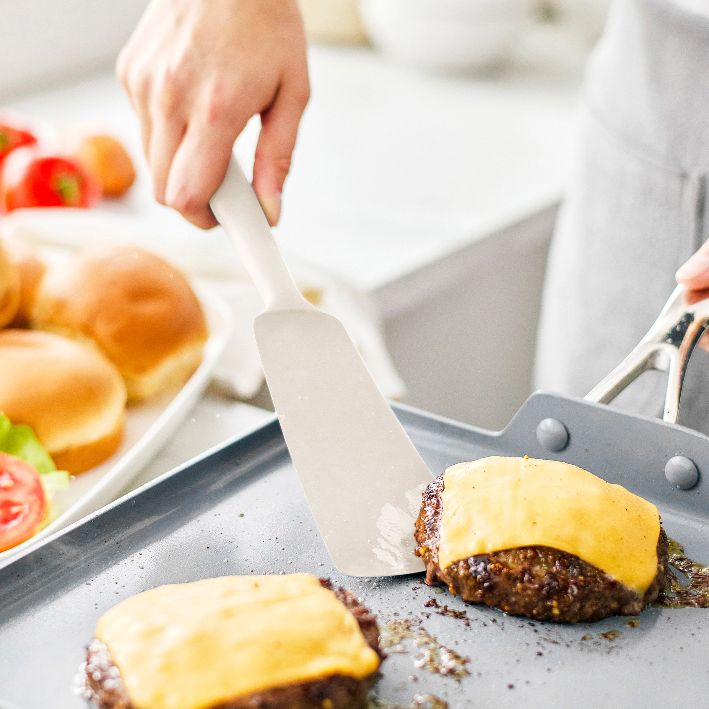 GreenPan Premiere Silicone 6-Piece Utensil Set | Bisque