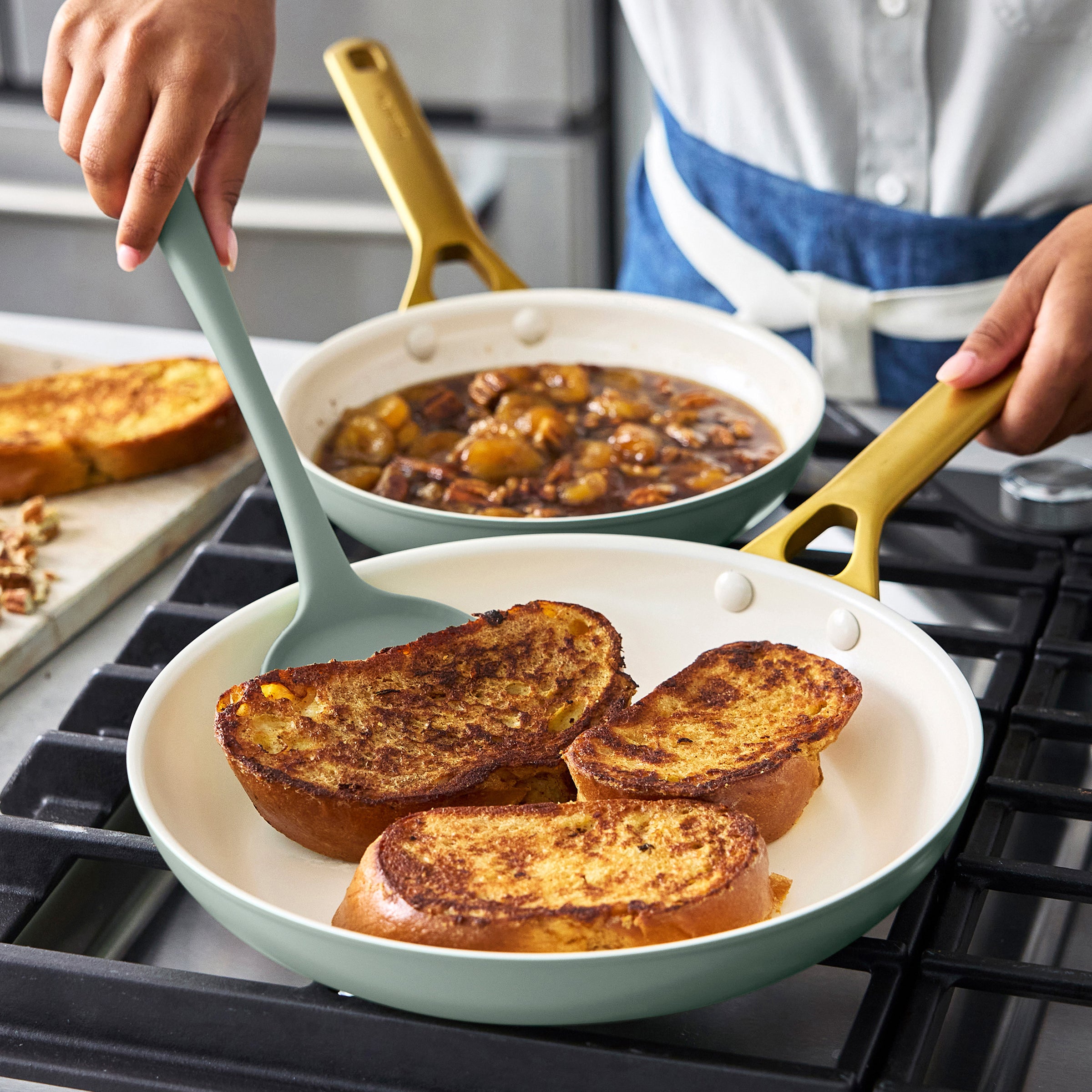 GreenPan Reserve Pro Ceramic Nonstick 11-Piece Cookware Set | Moss