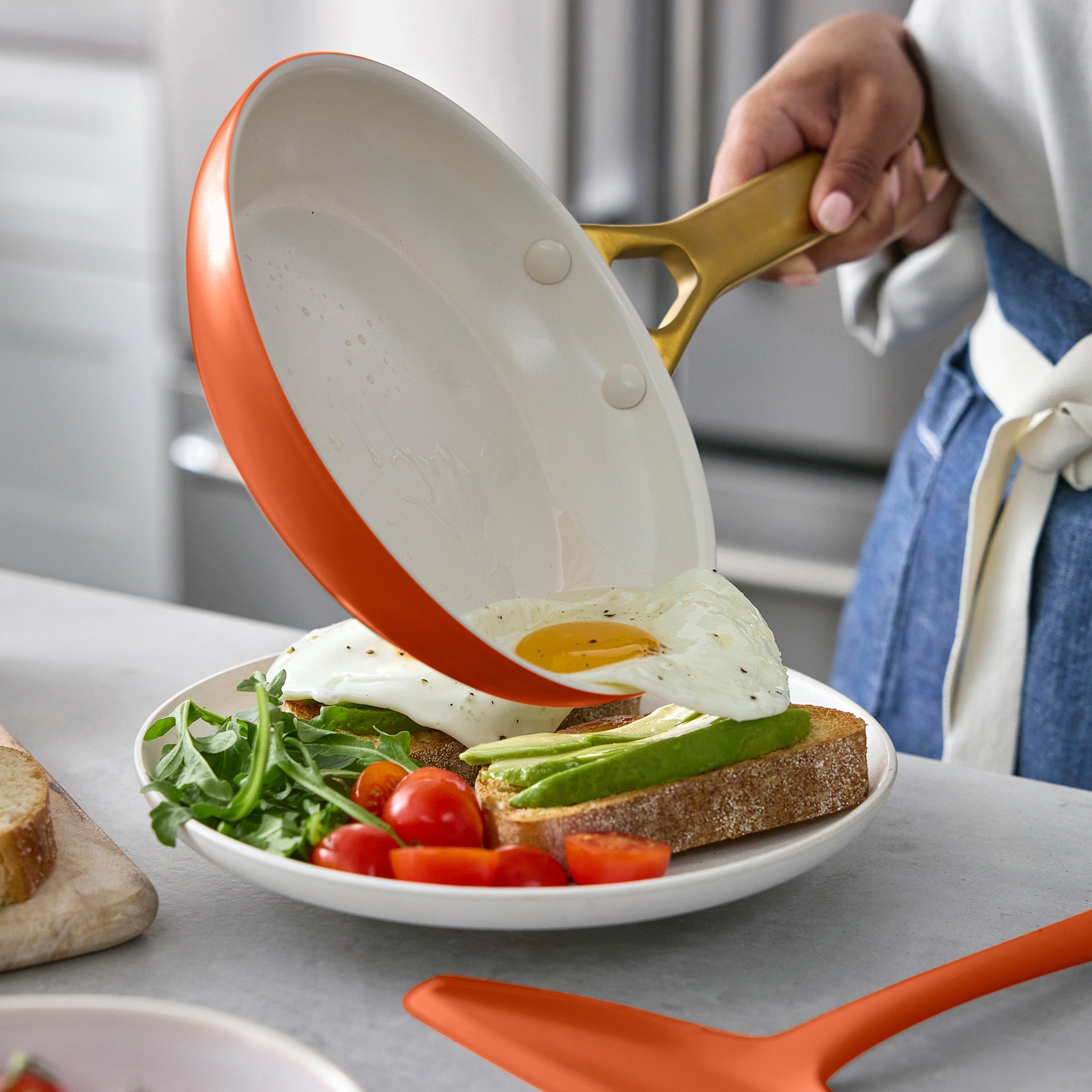 GreenPan Reserve Pro Ceramic Nonstick 11-Piece Cookware Set | Harvest