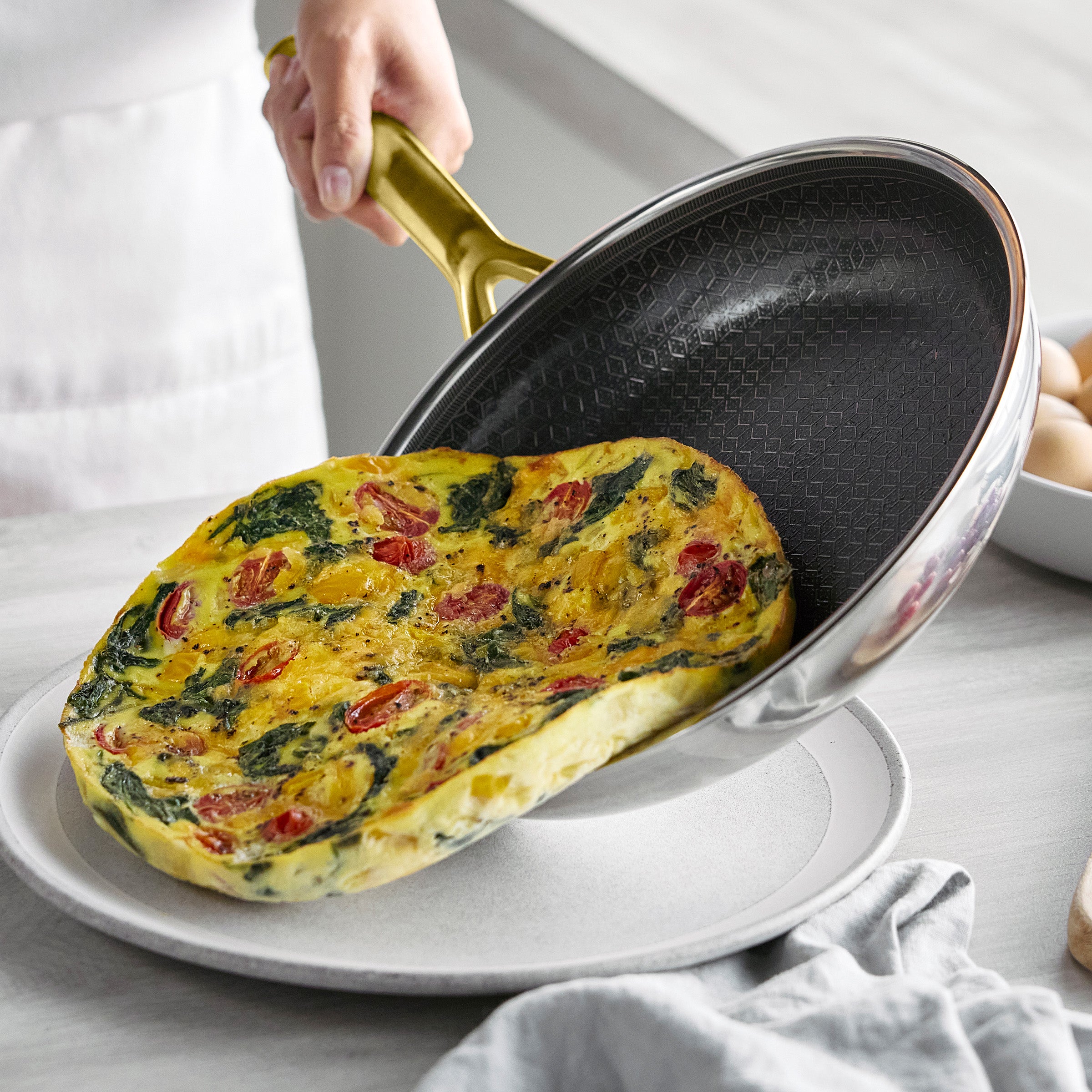 GreenPan Spectra Gold Thermobond Hybrid 12-Piece Cookware Set
