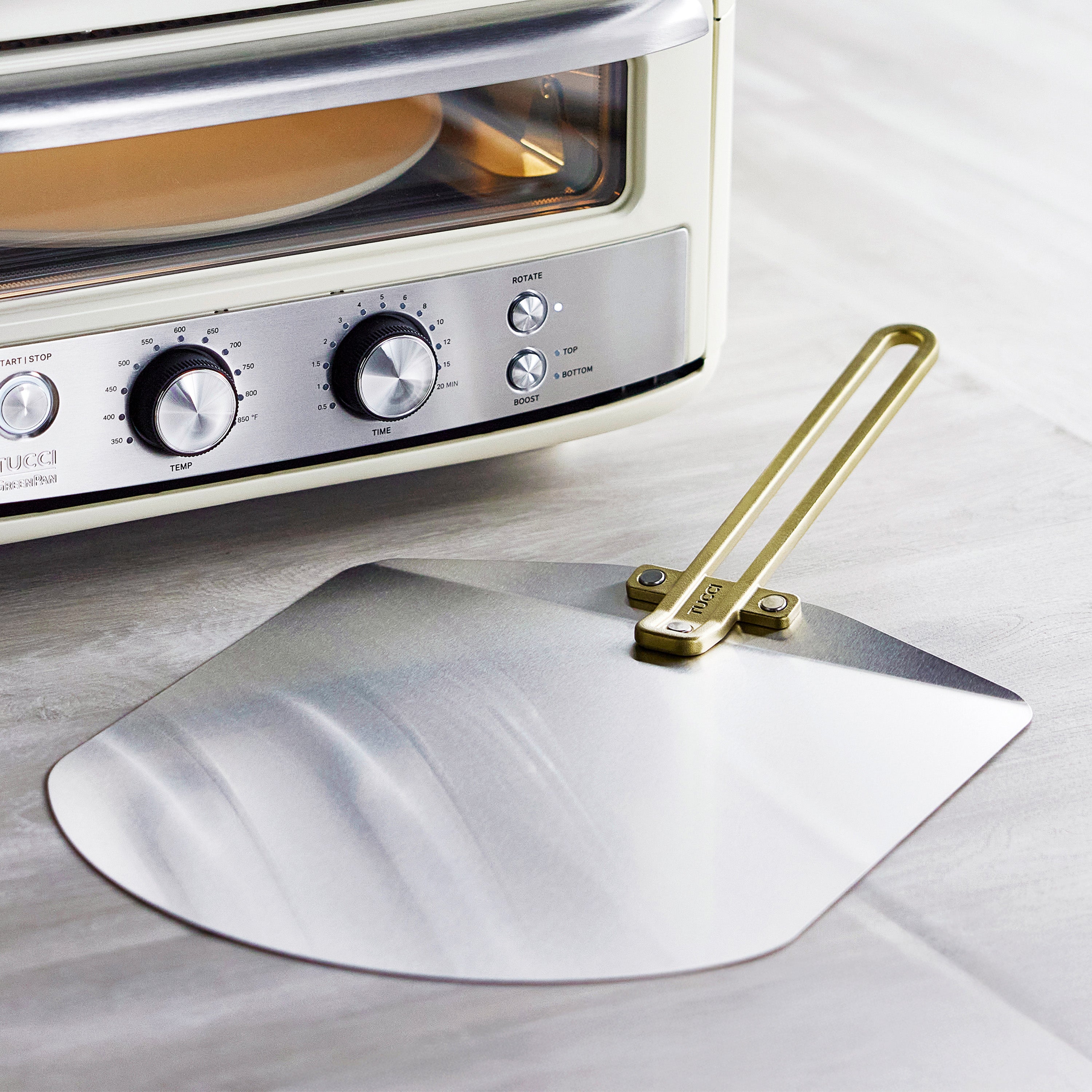 Stanley Tucci Indoor and Outdoor Pizza Oven – Carrara White