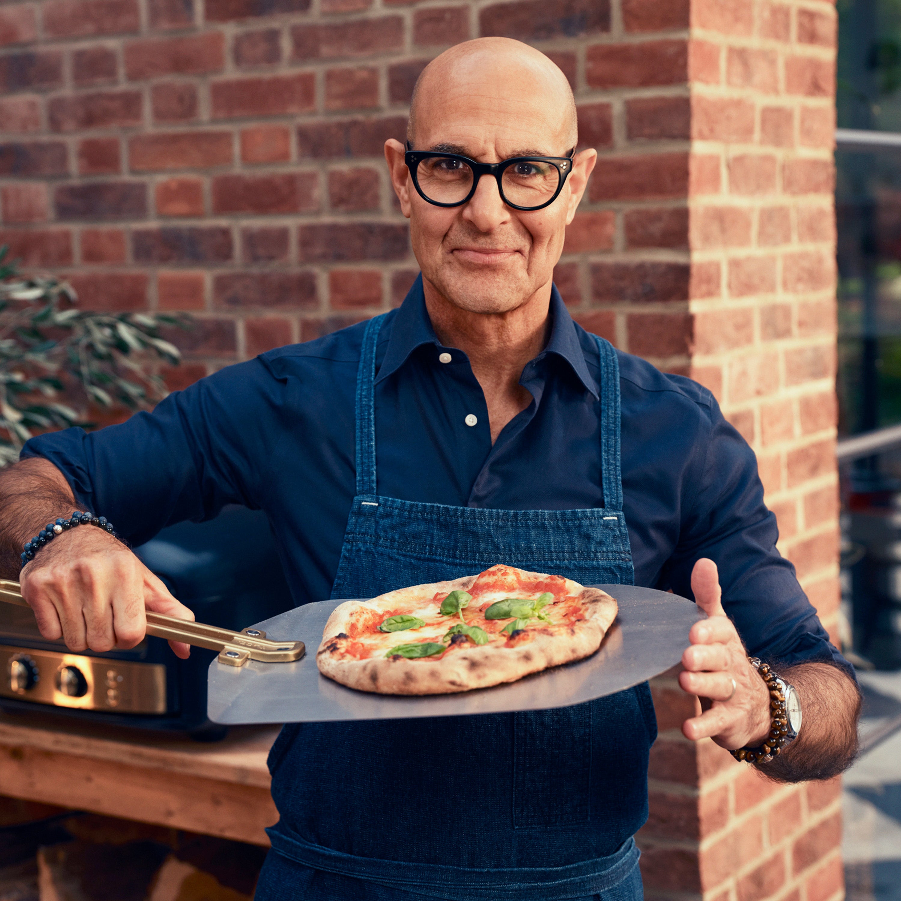 Stanley Tucci™ Indoor/Outdoor Pizza Oven – Marino Blue