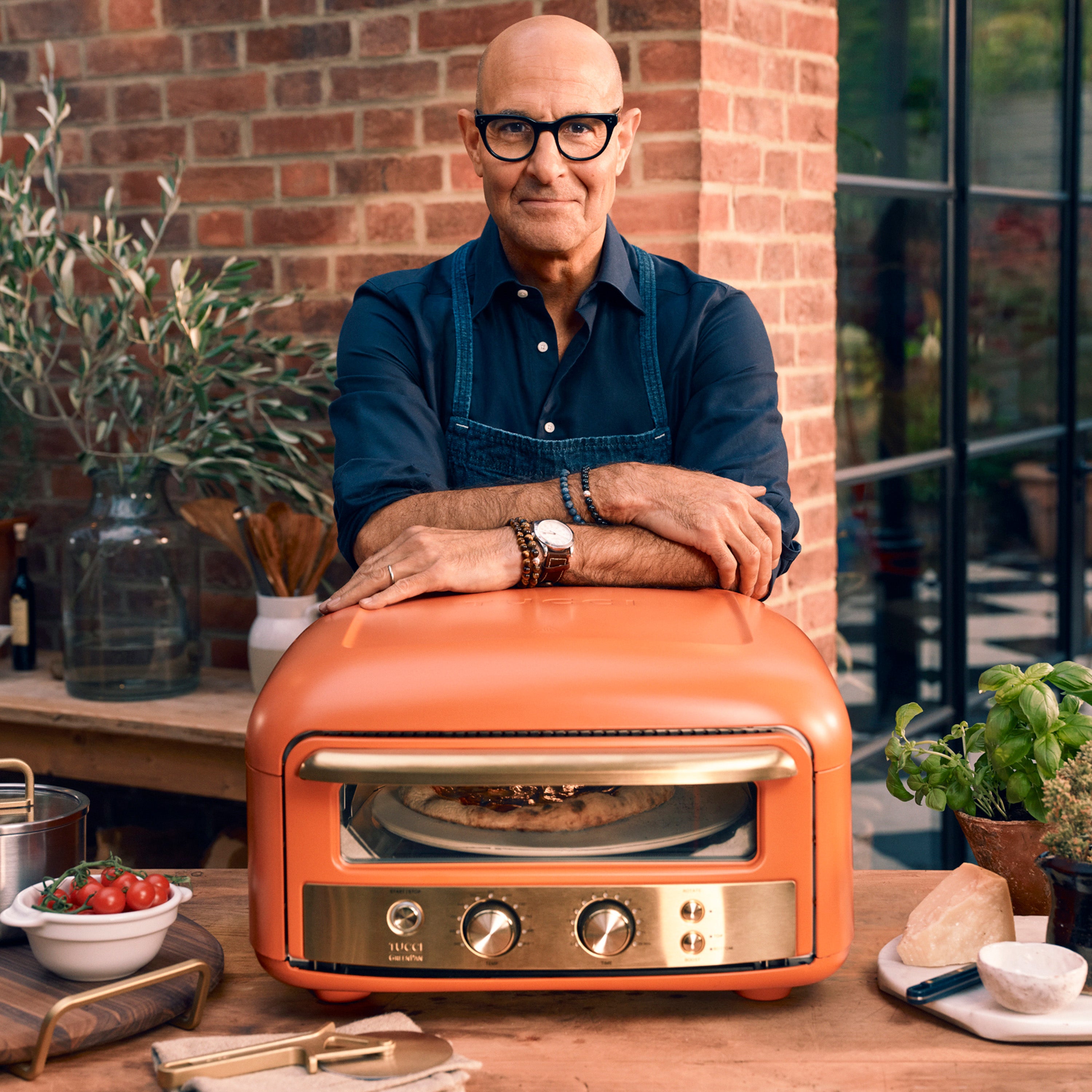 Stanley Tucci Indoor and Outdoor Pizza Oven — Amalfi Sunset