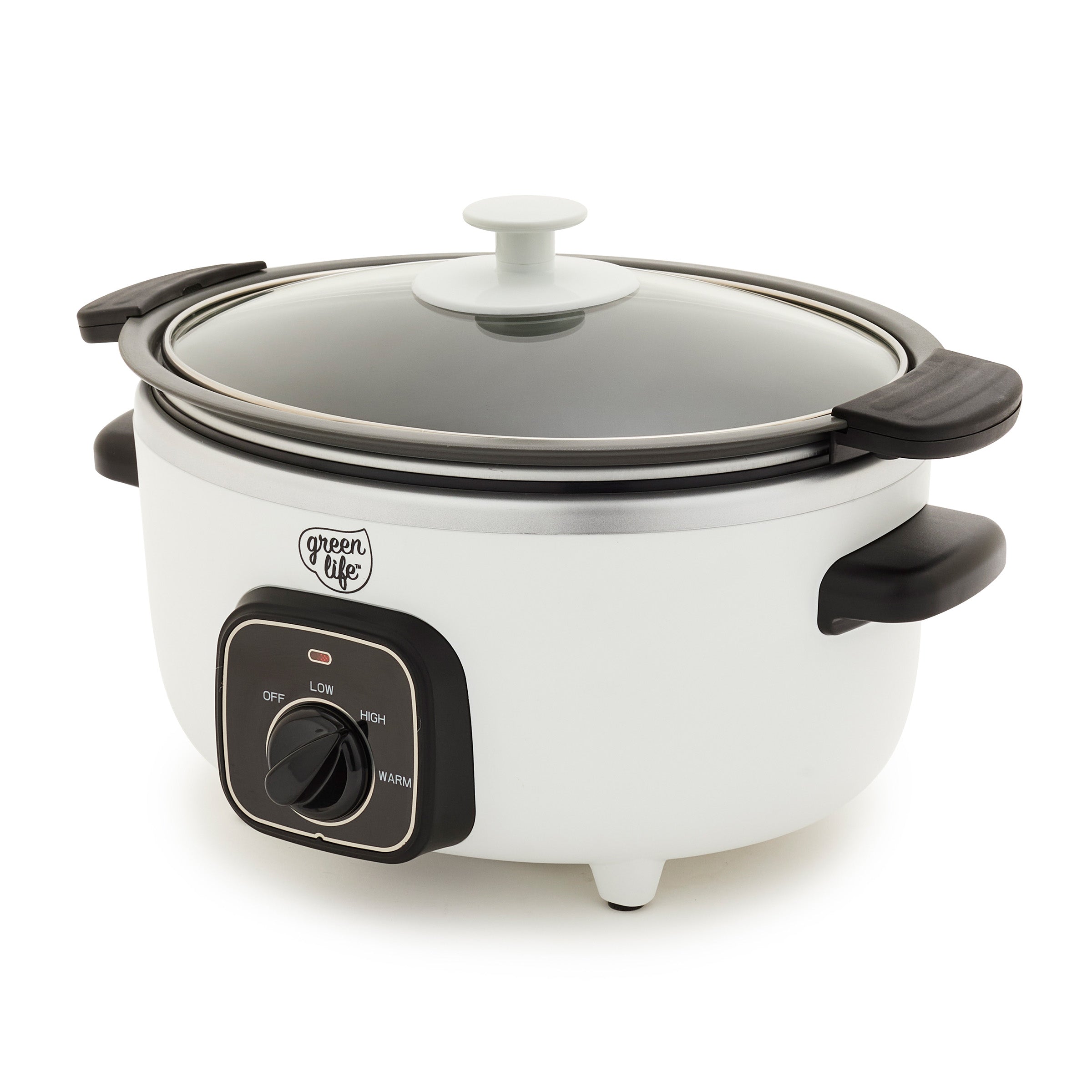 GreenLife Healthy 3.5-Quart Slow Cooker — White