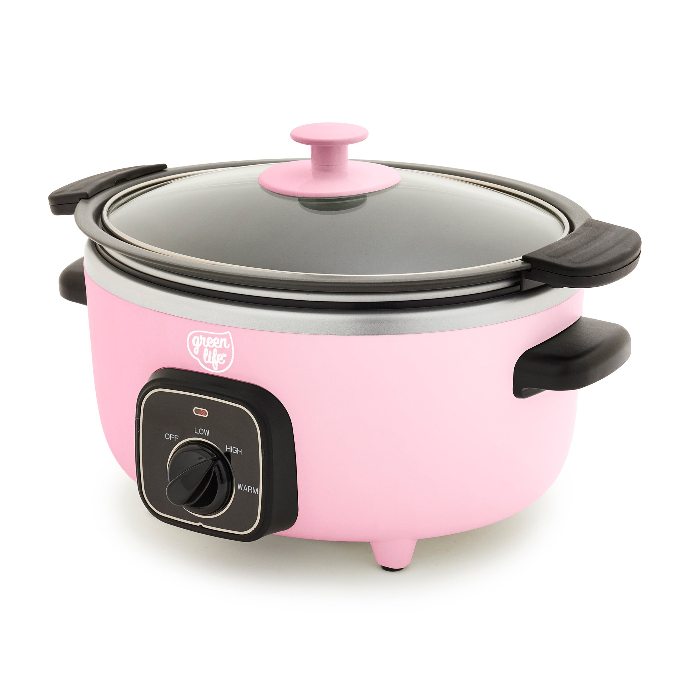GreenLife Healthy 3.5-Quart Slow Cooker – Pink