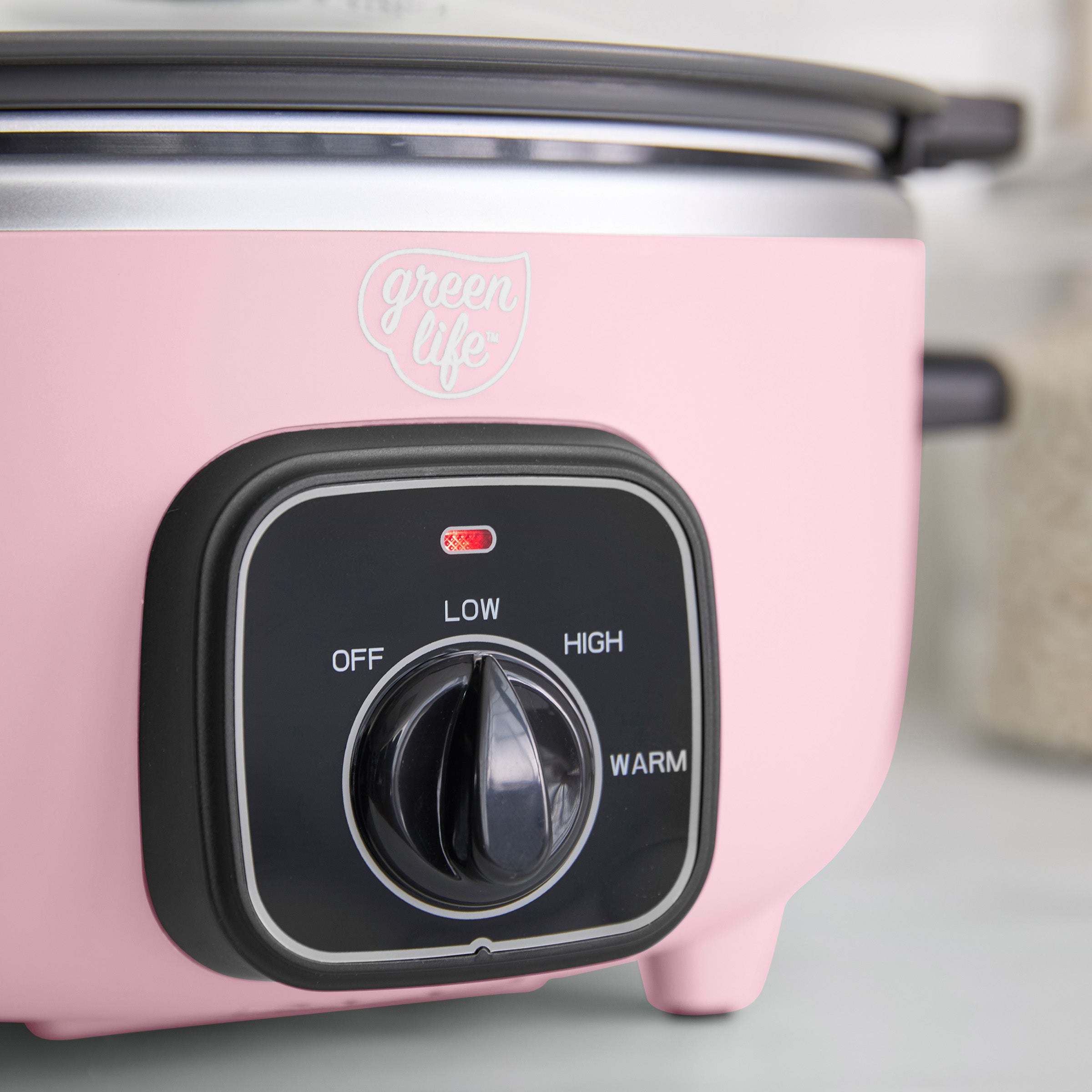 GreenLife Healthy 3.5-Quart Slow Cooker – Pink