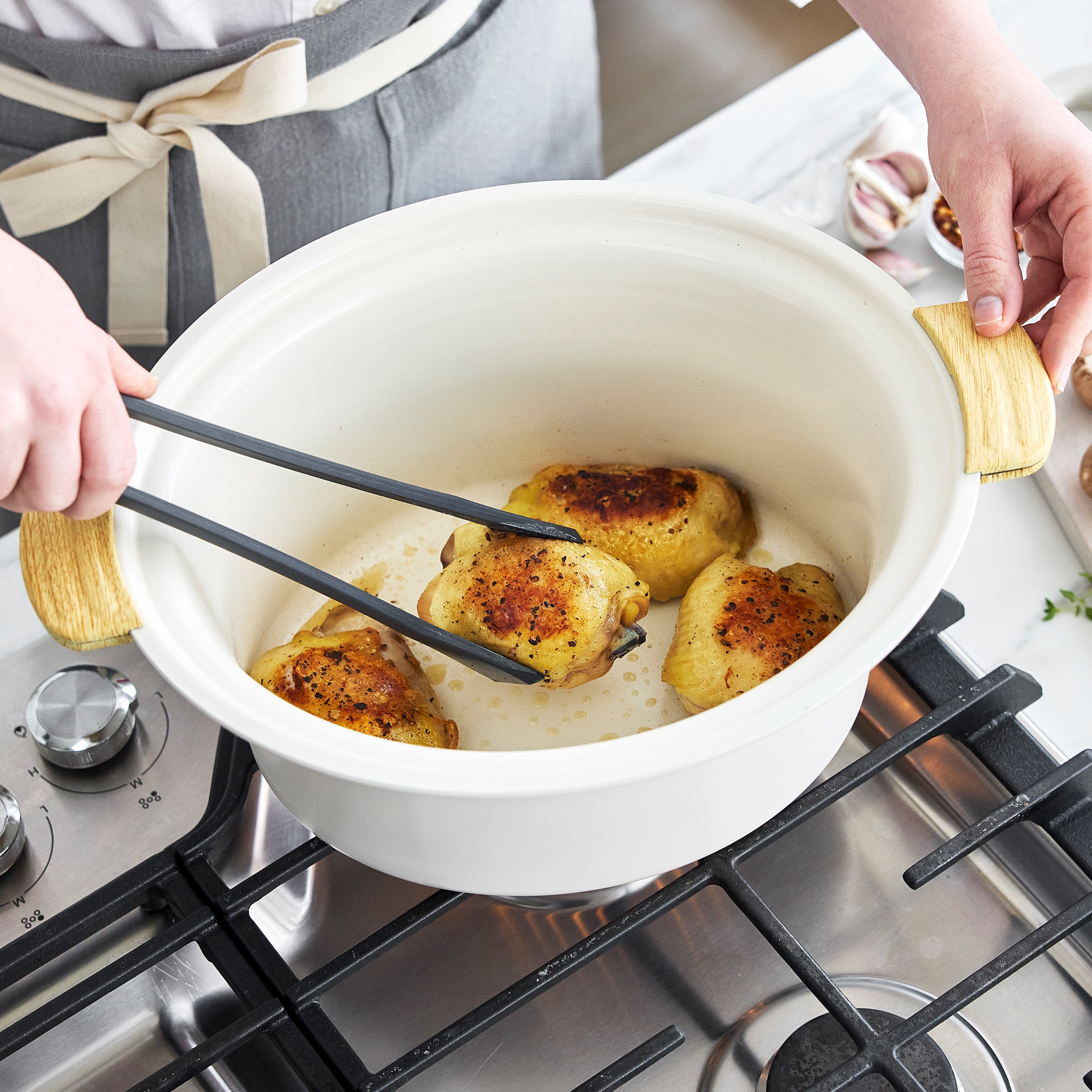 GreenLife Healthy 3.5-Quart Slow Cooker – Cream