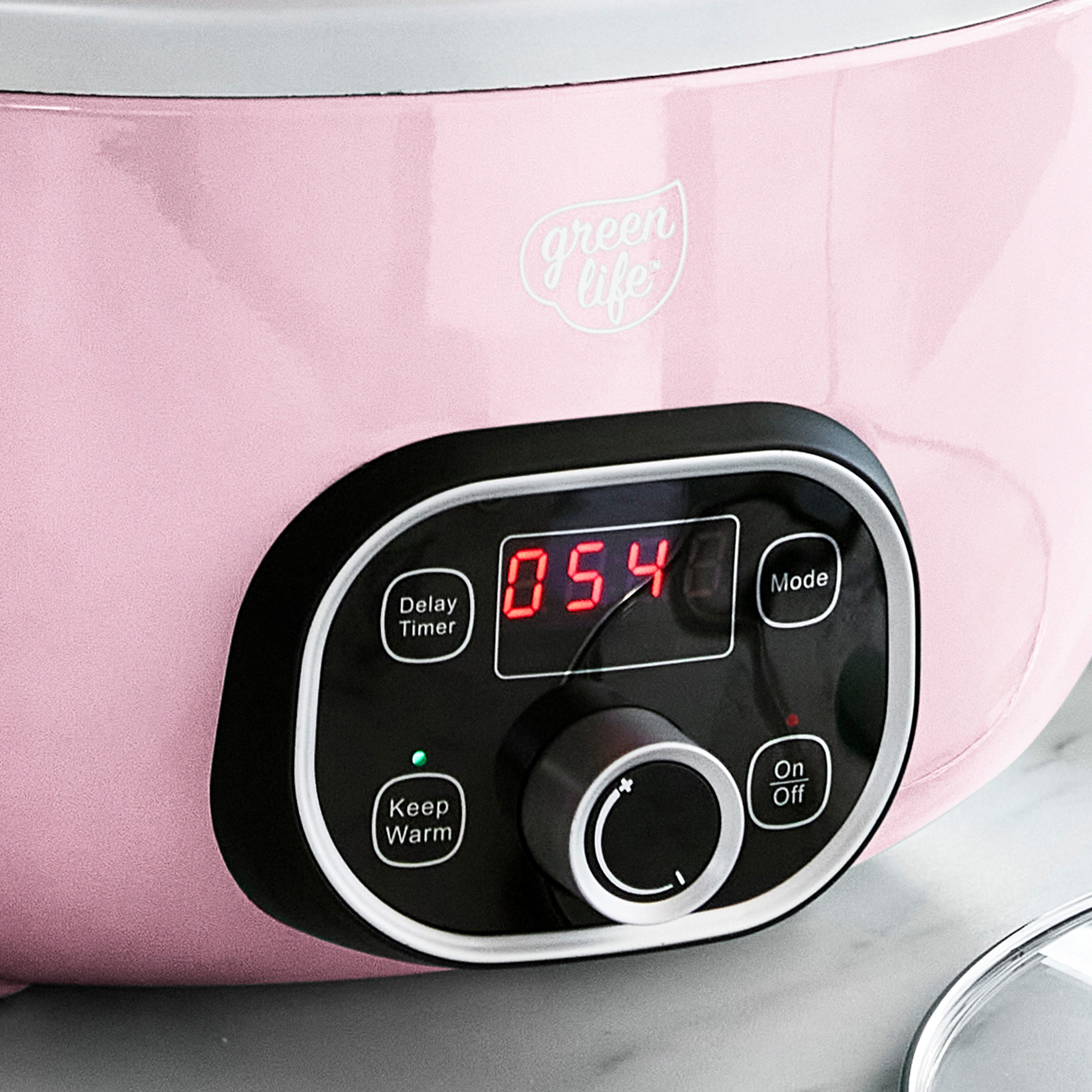GreenLife Healthy 8-Quart Slow Cooker – Pink
