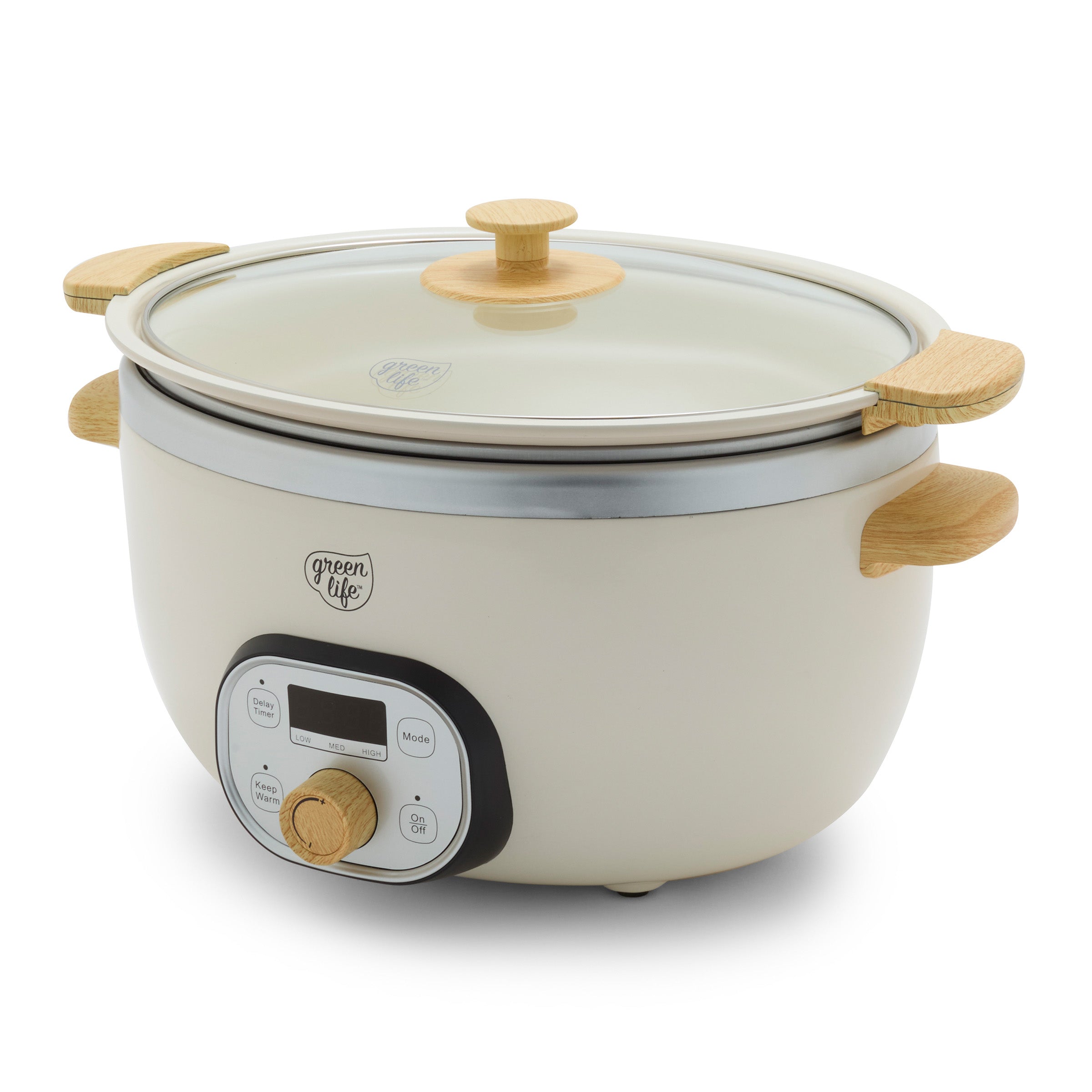 GreenLife Healthy 8-Quart Slow Cooker – Cream