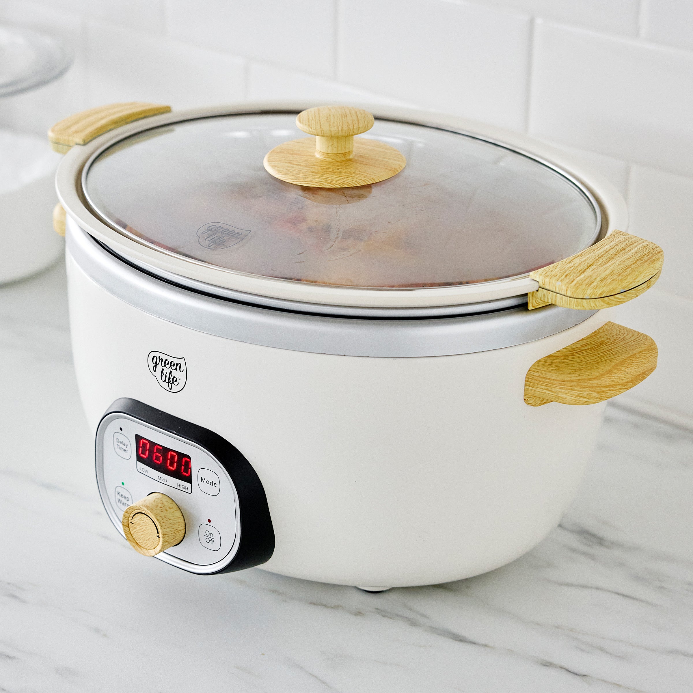GreenLife Healthy 8-Quart Slow Cooker – Cream