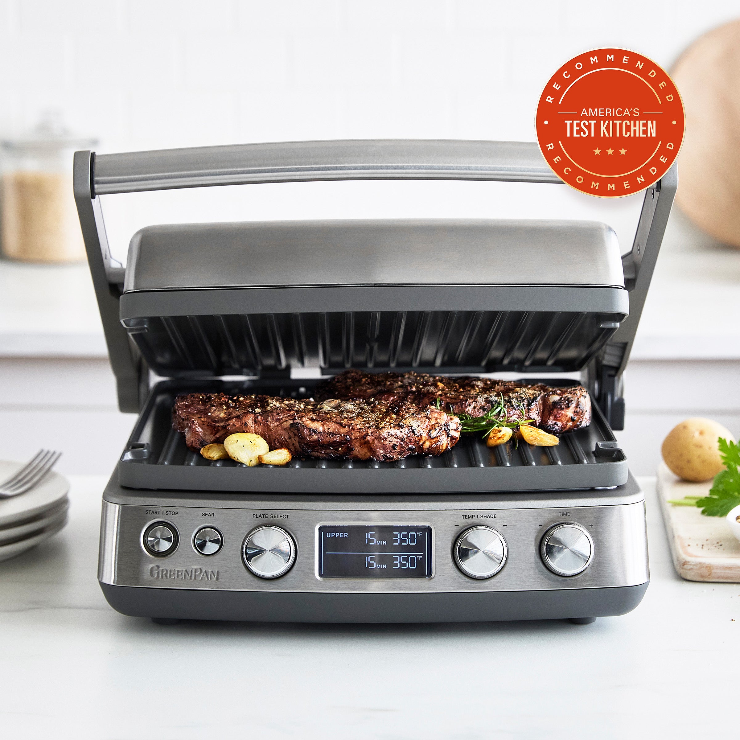 Elite Multi Grill & Griddle — Premiere Stainless Steel